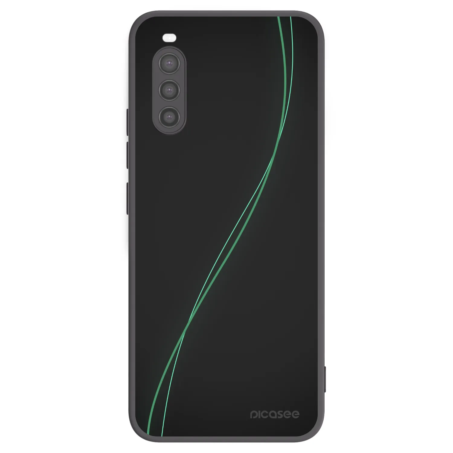 Picasee fekete szilikon tok az alábbi mobiltelefonokra Sony Xperia 10 II - Be Different