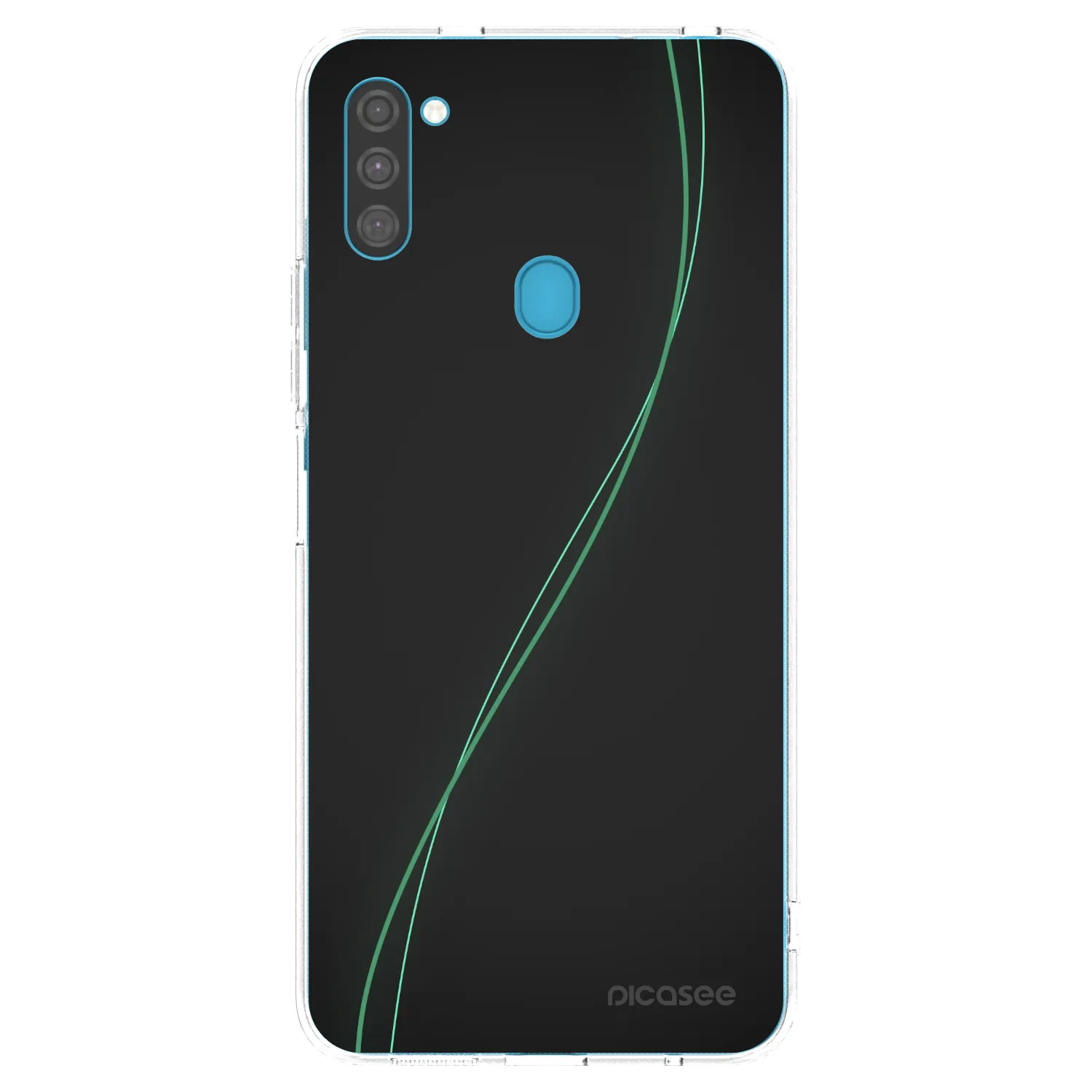Picasee átlátszó szilikon tok az alábbi mobiltelefonokra Samsung Galaxy M11 - Be Different