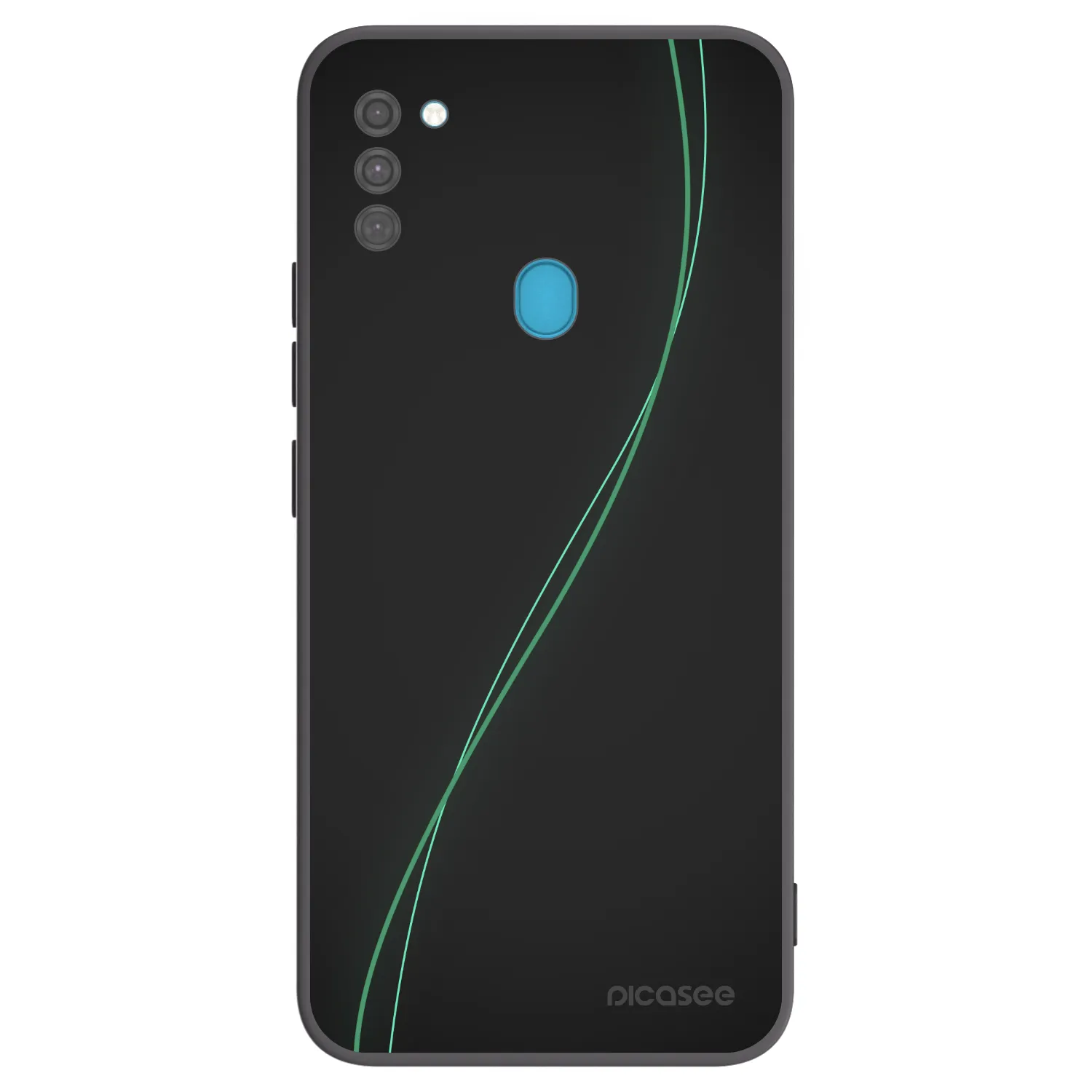 Picasee fekete szilikon tok az alábbi mobiltelefonokra Samsung Galaxy M11 - Be Different