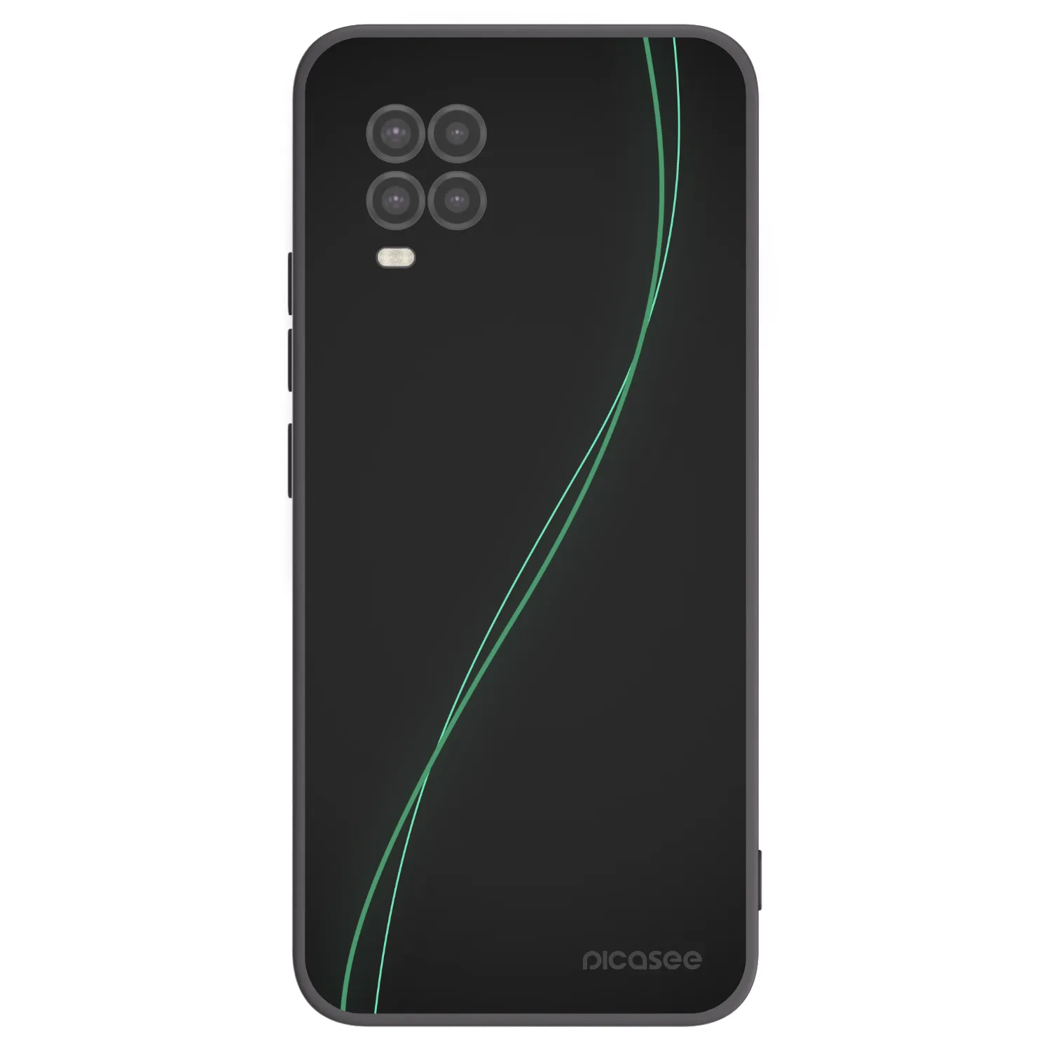 Picasee fekete szilikon tok az alábbi mobiltelefonokra Xiaomi Mi 10 Lite - Be Different