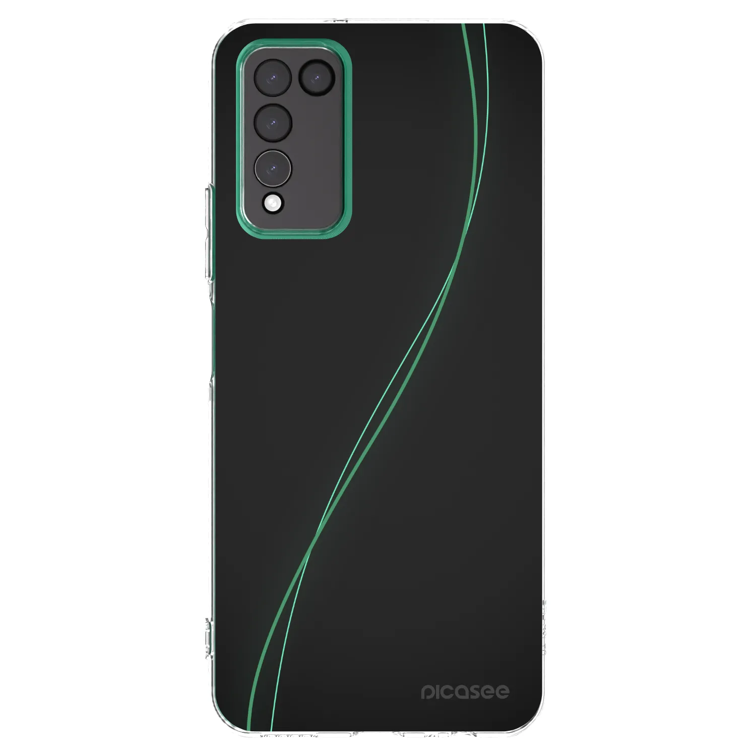 Picasee átlátszó szilikon tok az alábbi mobiltelefonokra Honor 10X Lite - Be Different