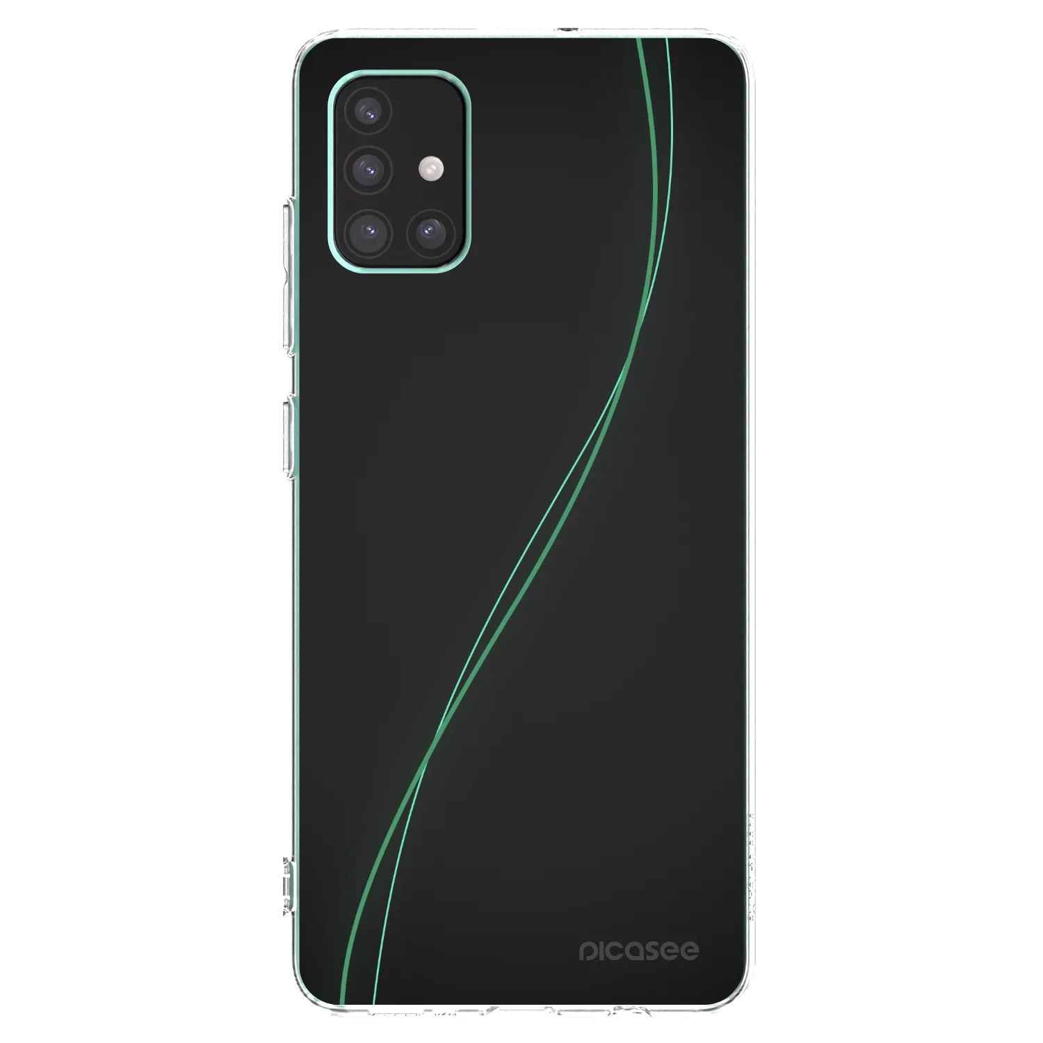 Picasee átlátszó szilikon tok az alábbi mobiltelefonokra Samsung Galaxy M51 M515F - Be Different