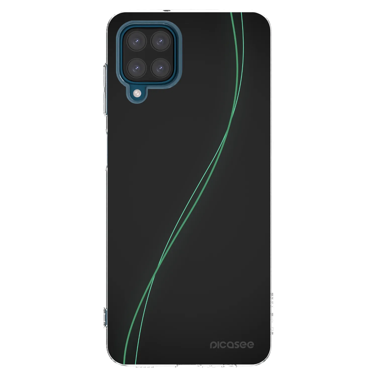 Picasee átlátszó szilikon tok az alábbi mobiltelefonokra Samsung Galaxy A12 A125F - Be Different