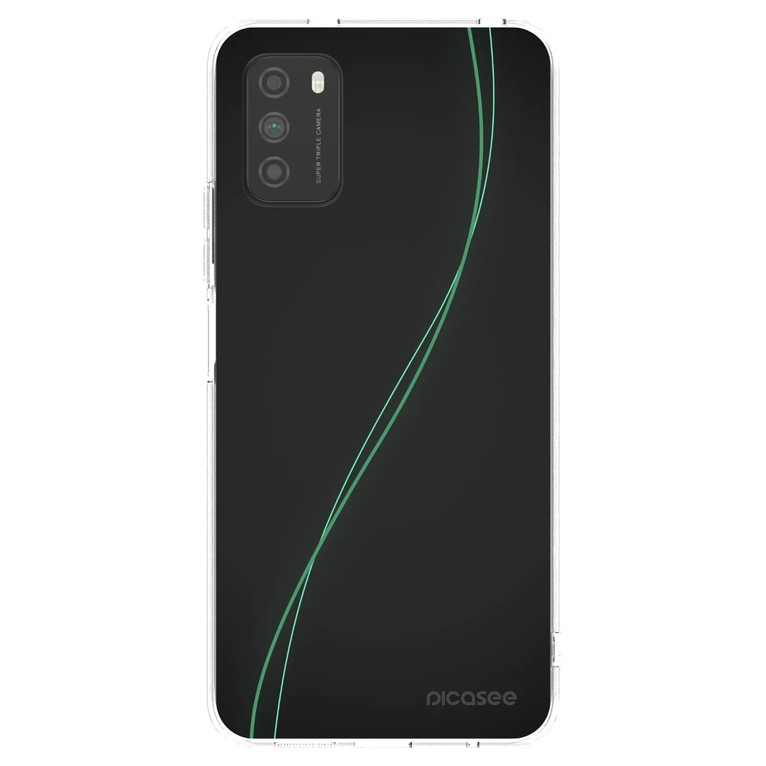 Picasee átlátszó szilikon tok az alábbi mobiltelefonokra Xiaomi Poco M3 - Be Different
