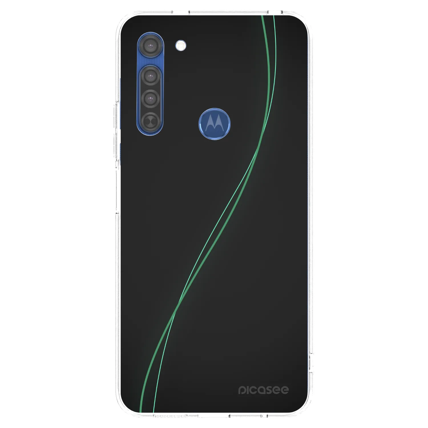 Picasee átlátszó szilikon tok az alábbi mobiltelefonokra Motorola Moto G8 - Be Different
