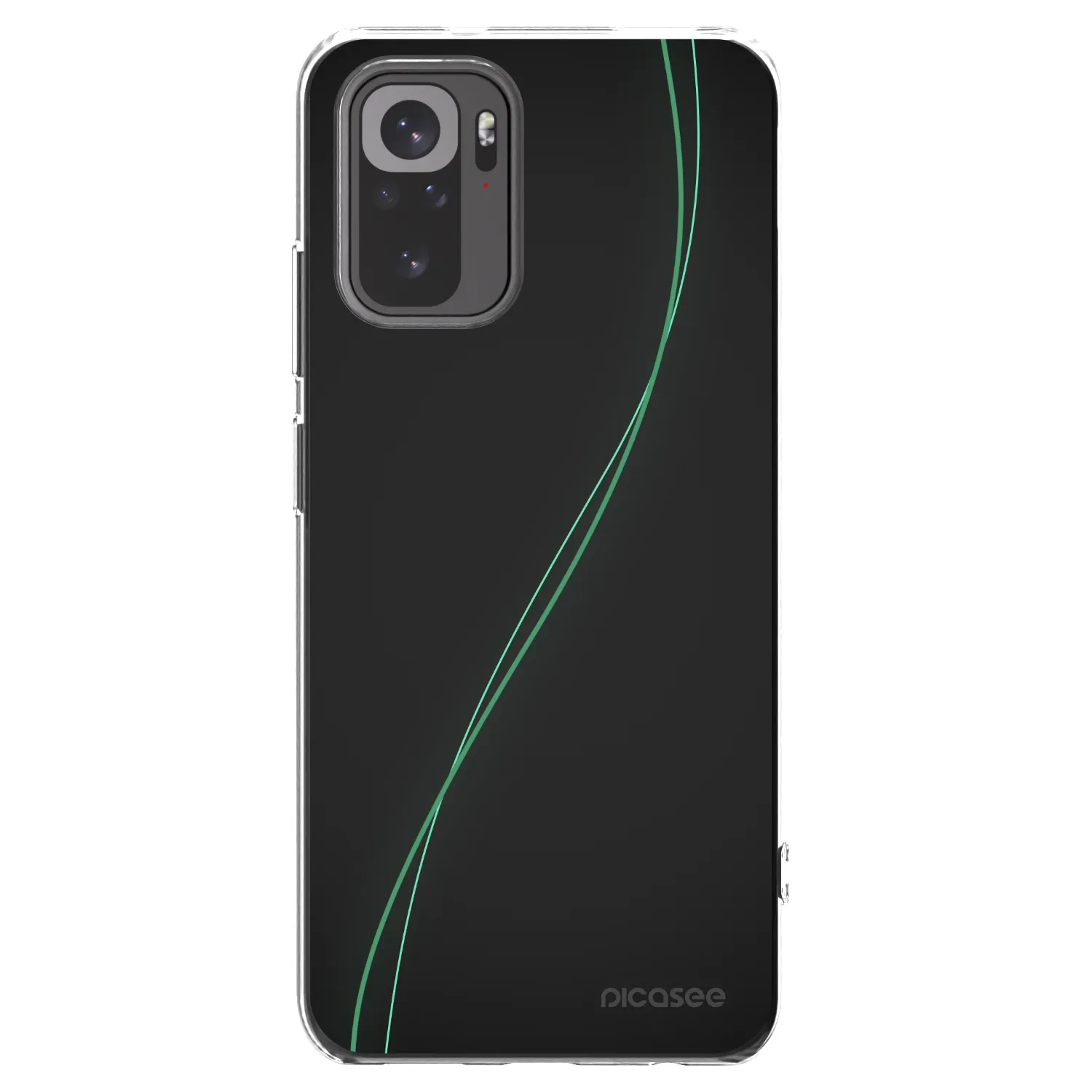 Picasee átlátszó szilikon tok az alábbi mobiltelefonokra Xiaomi Redmi Note 10 - Be Different