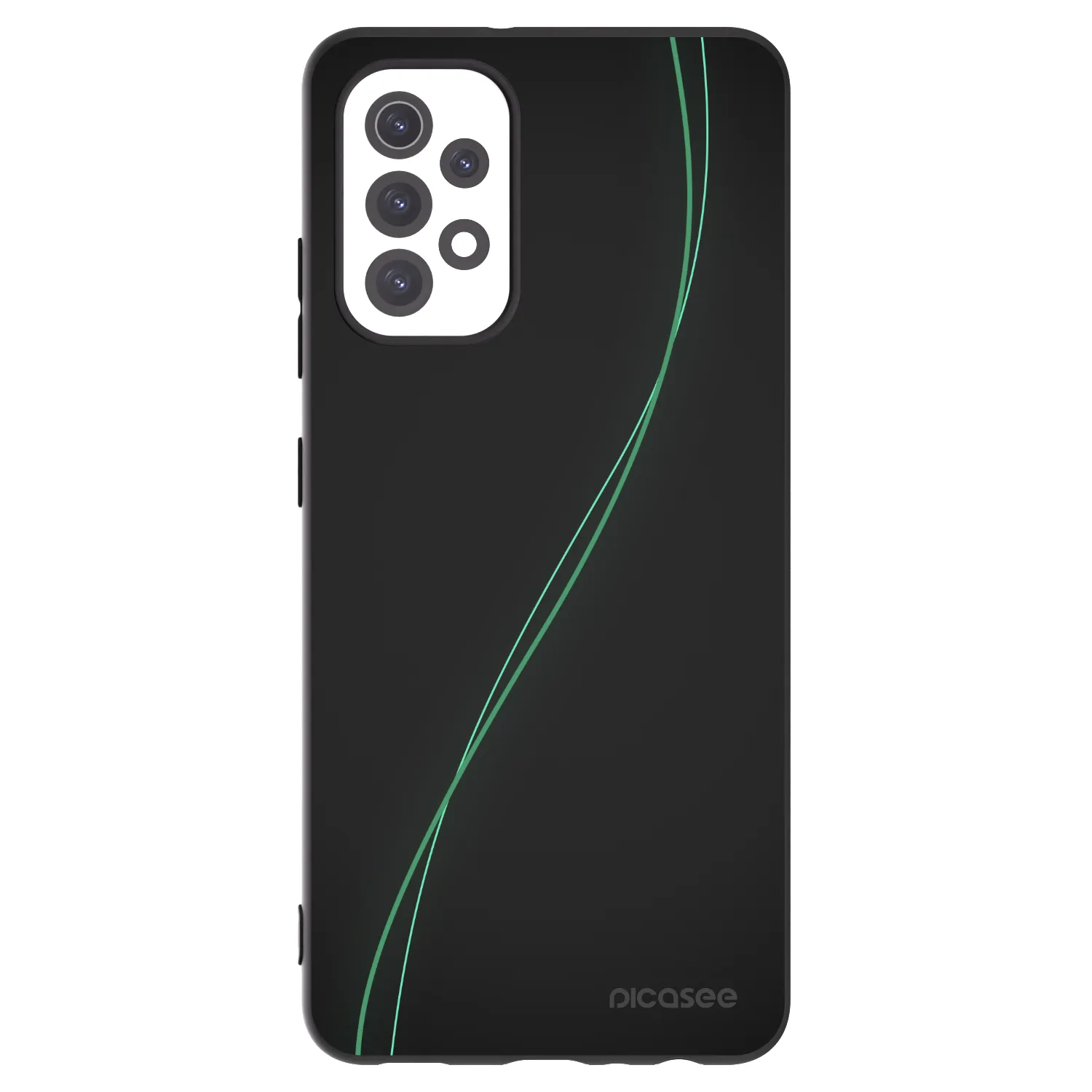 Picasee fekete szilikon tok az alábbi mobiltelefonokra Samsung Galaxy A32 5G A326B - Be Different