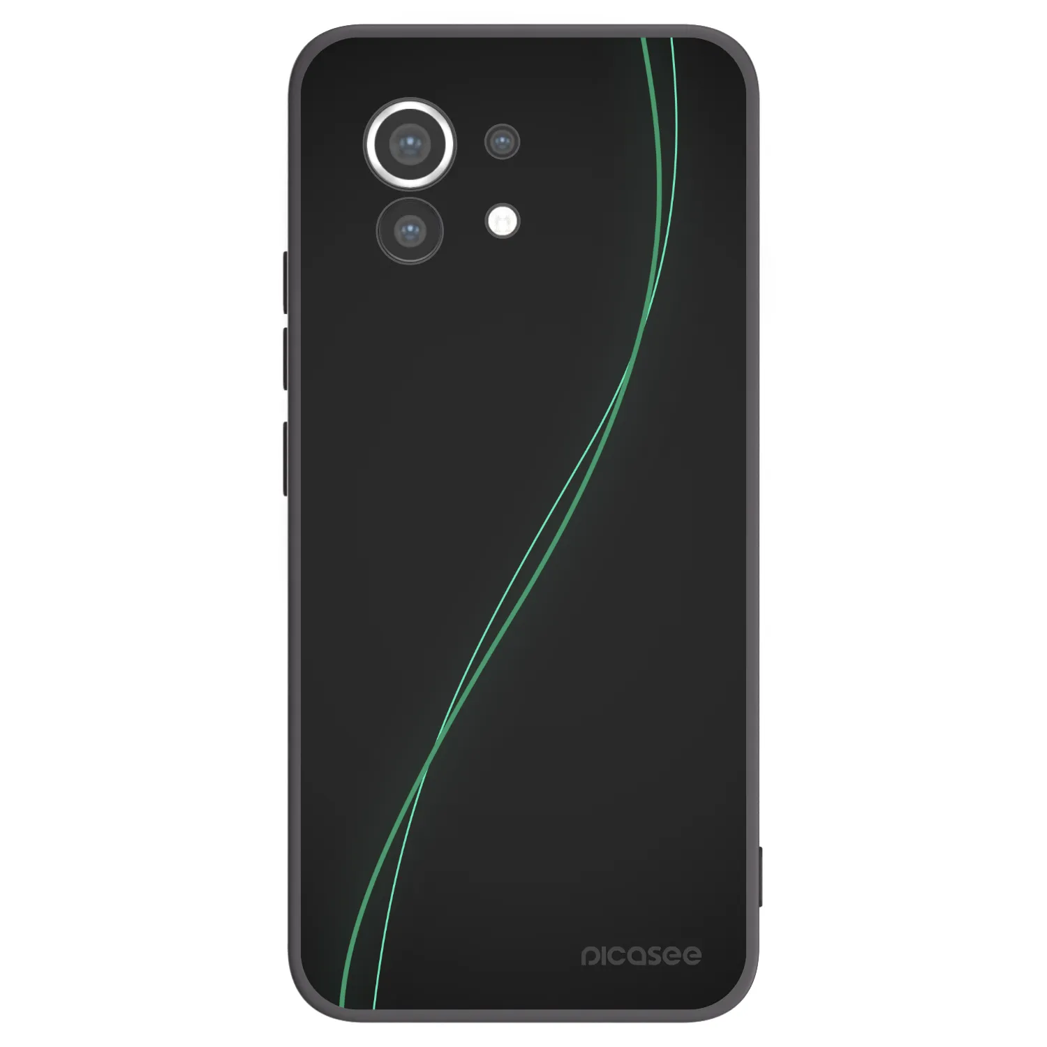 Picasee fekete szilikon tok az alábbi mobiltelefonokra Xiaomi Mi 11 - Be Different