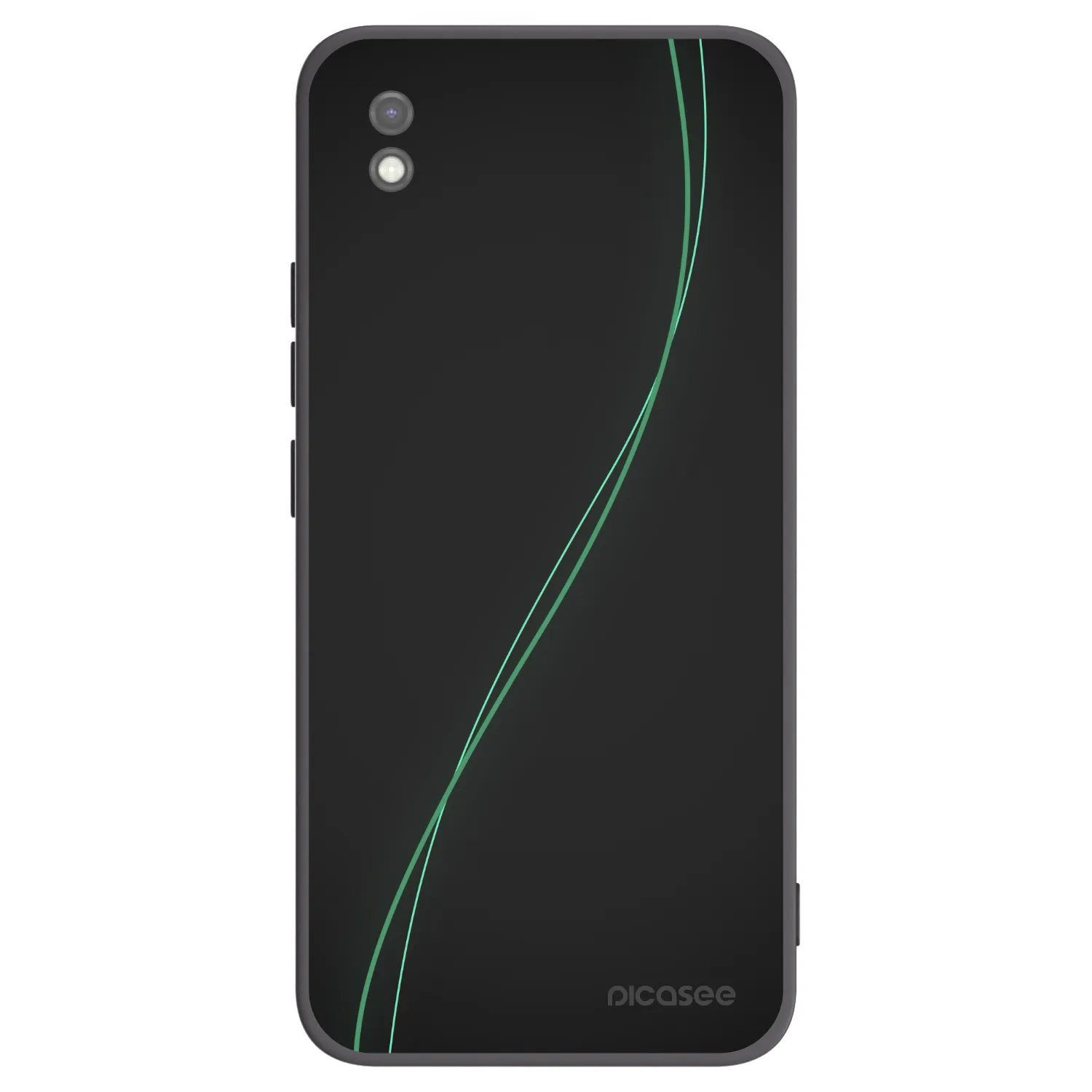 Picasee fekete szilikon tok az alábbi mobiltelefonokra Xiaomi Redmi 9AT - Be Different