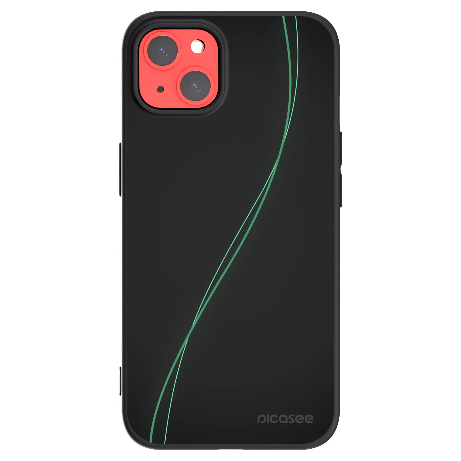 Picasee fekete szilikon tok az alábbi mobiltelefonokra Apple iPhone 13 - Be Different