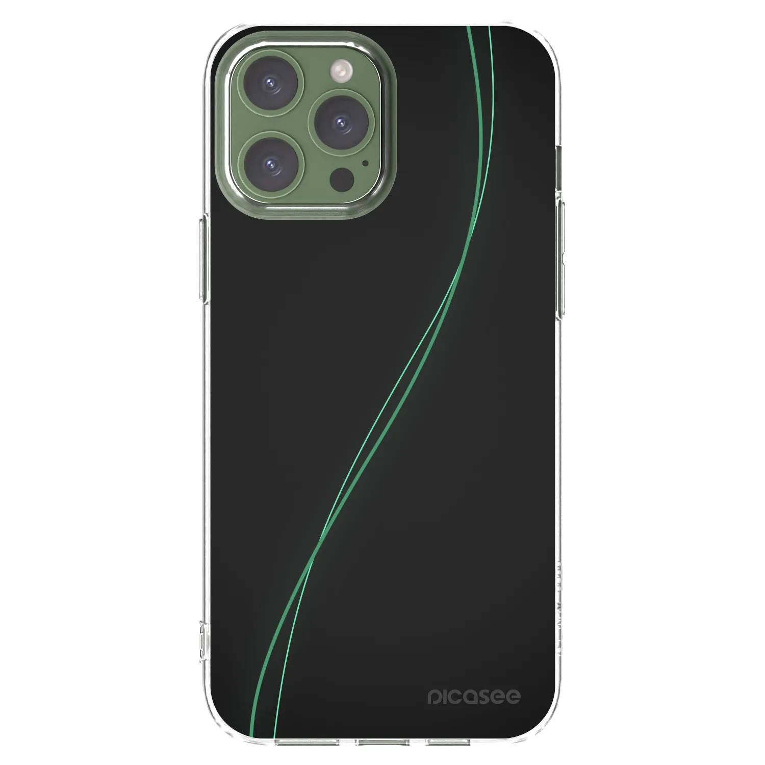 Picasee átlátszó szilikon tok az alábbi mobiltelefonokra Apple iPhone 13 Pro Max - Be Different