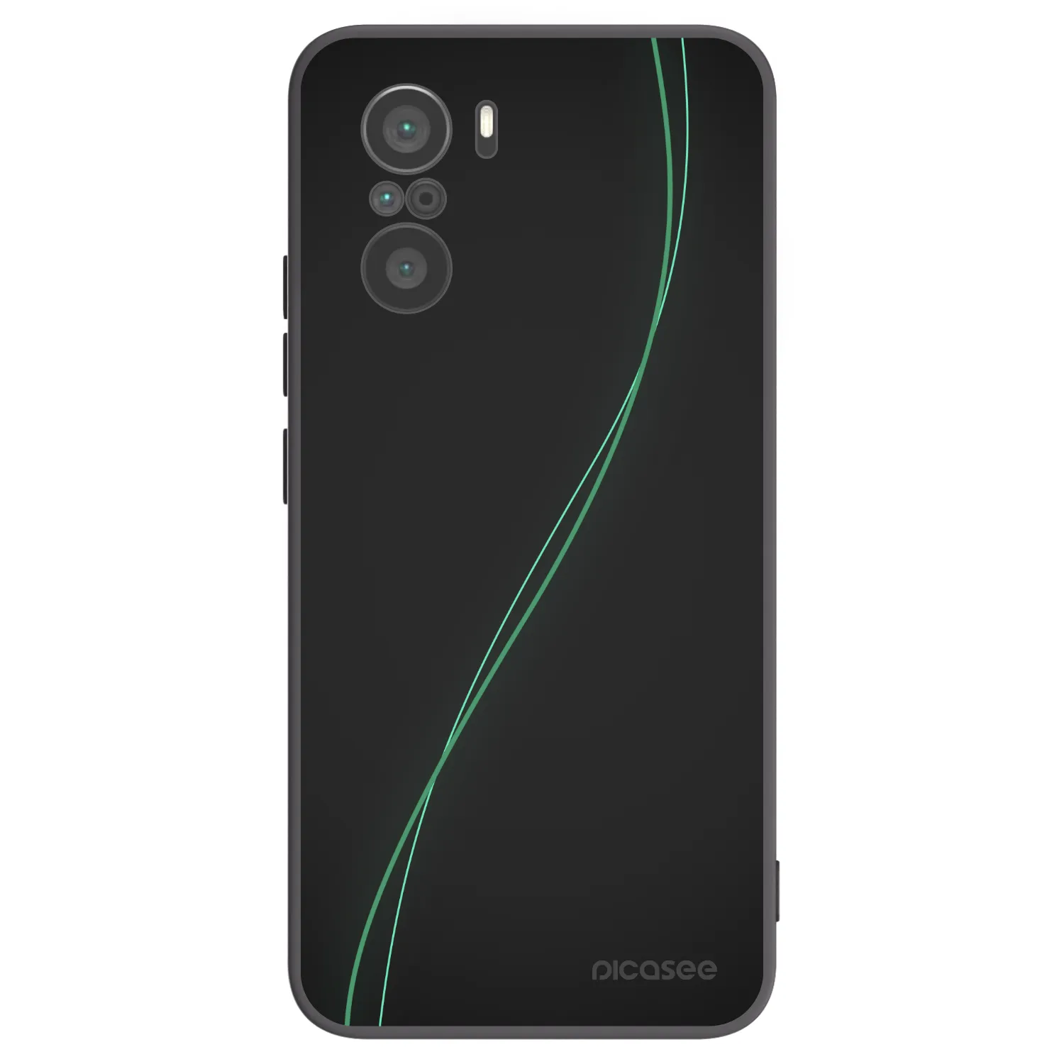 Picasee fekete szilikon tok az alábbi mobiltelefonokra Xiaomi Poco F3 - Be Different