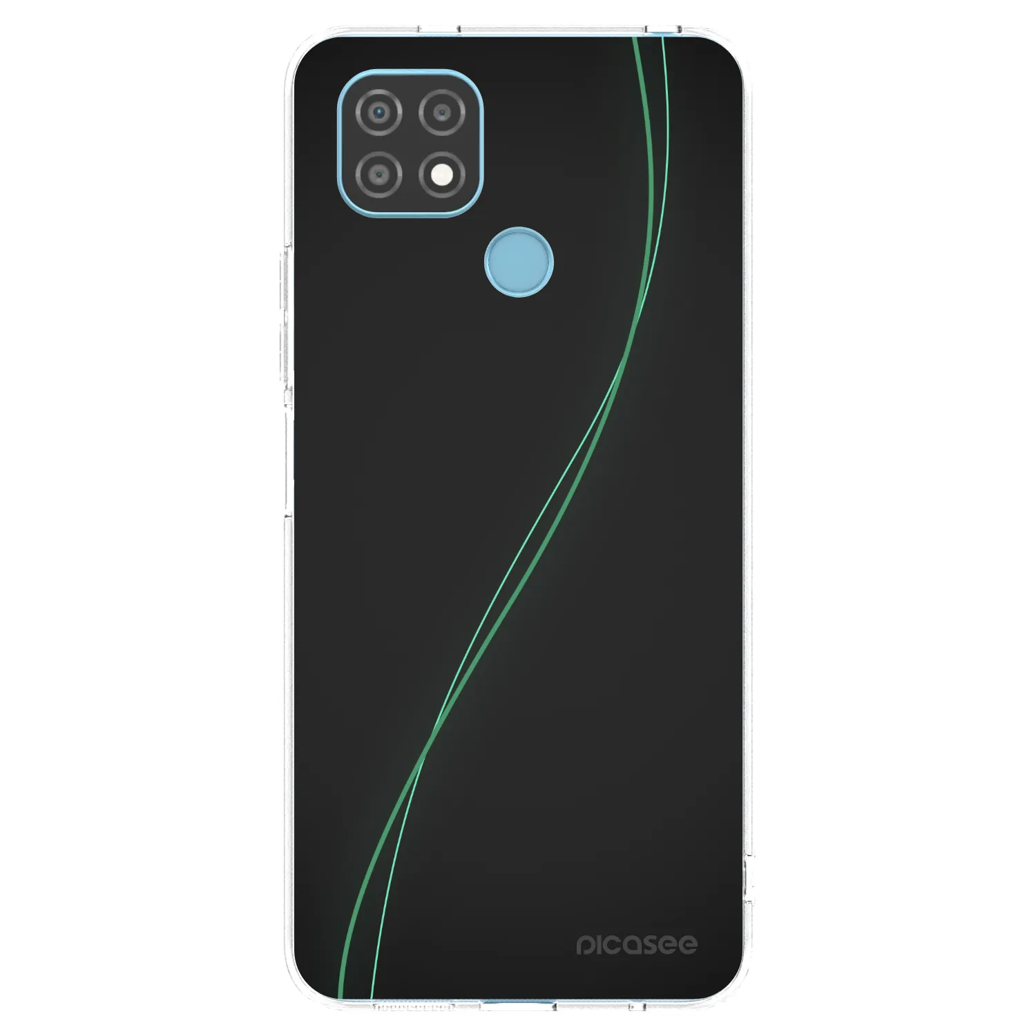Picasee átlátszó szilikon tok az alábbi mobiltelefonokra Realme C21 - Be Different