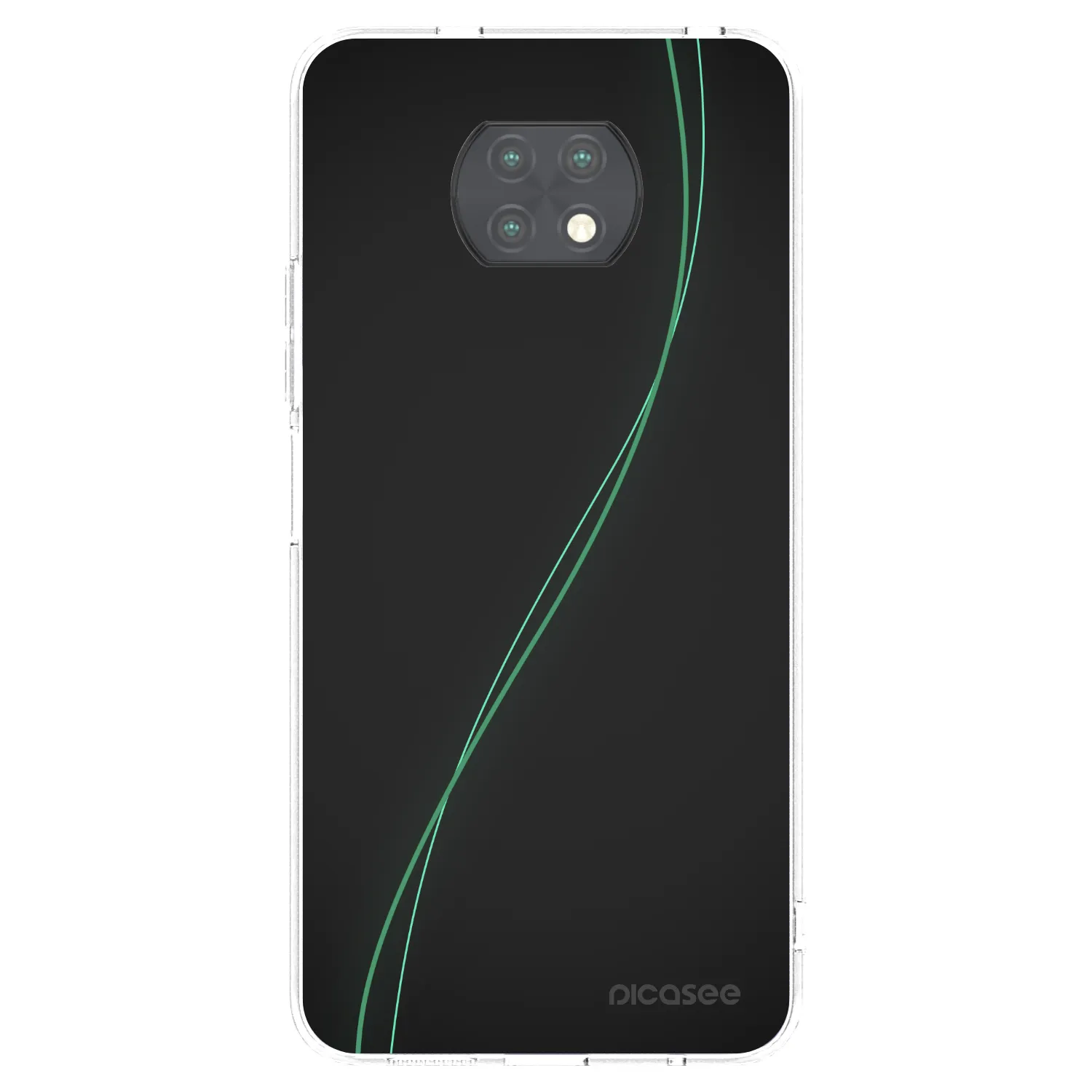 Picasee átlátszó szilikon tok az alábbi mobiltelefonokra Xiaomi Redmi Note 9T - Be Different