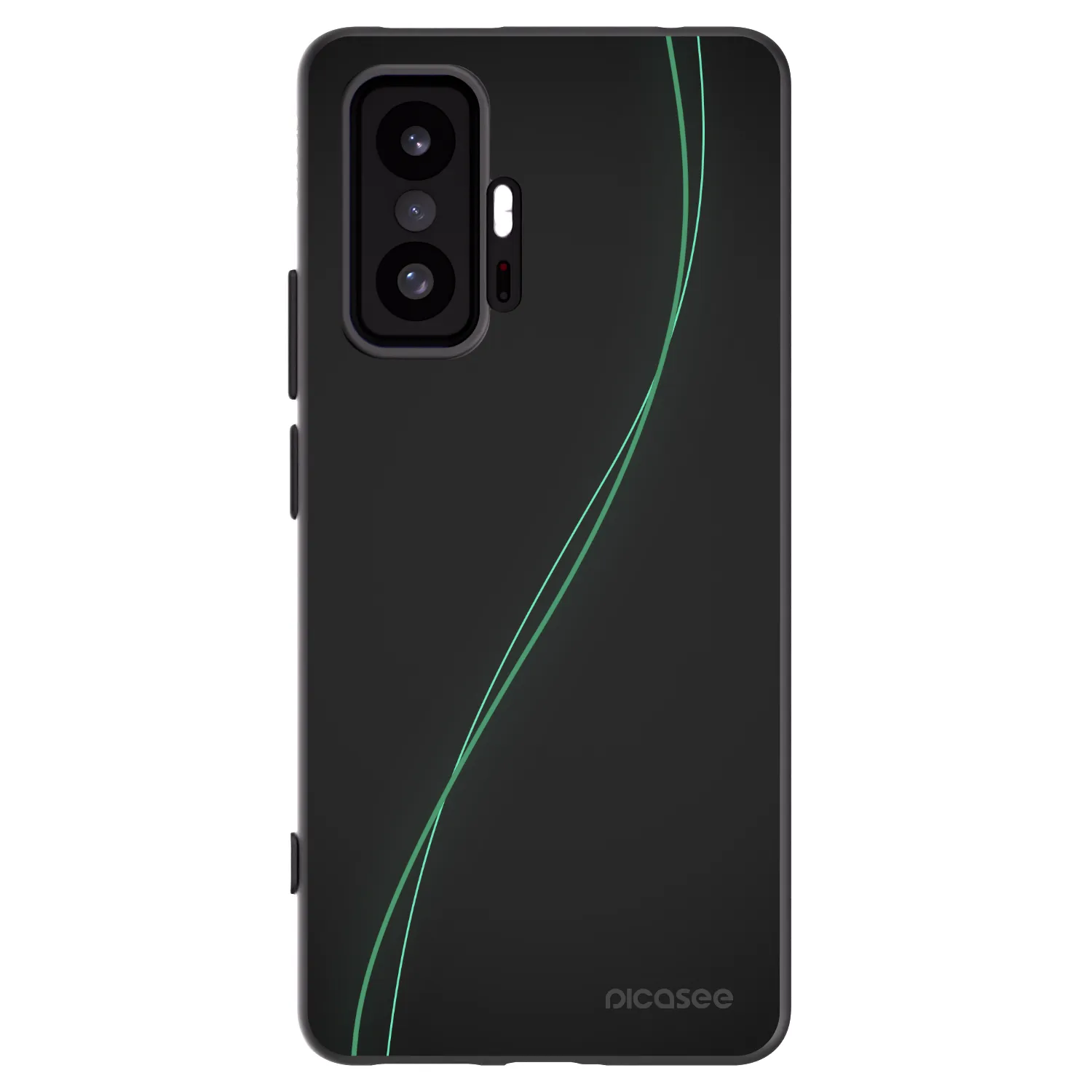 Picasee fekete szilikon tok az alábbi mobiltelefonokra Xiaomi 11T Pro - Be Different
