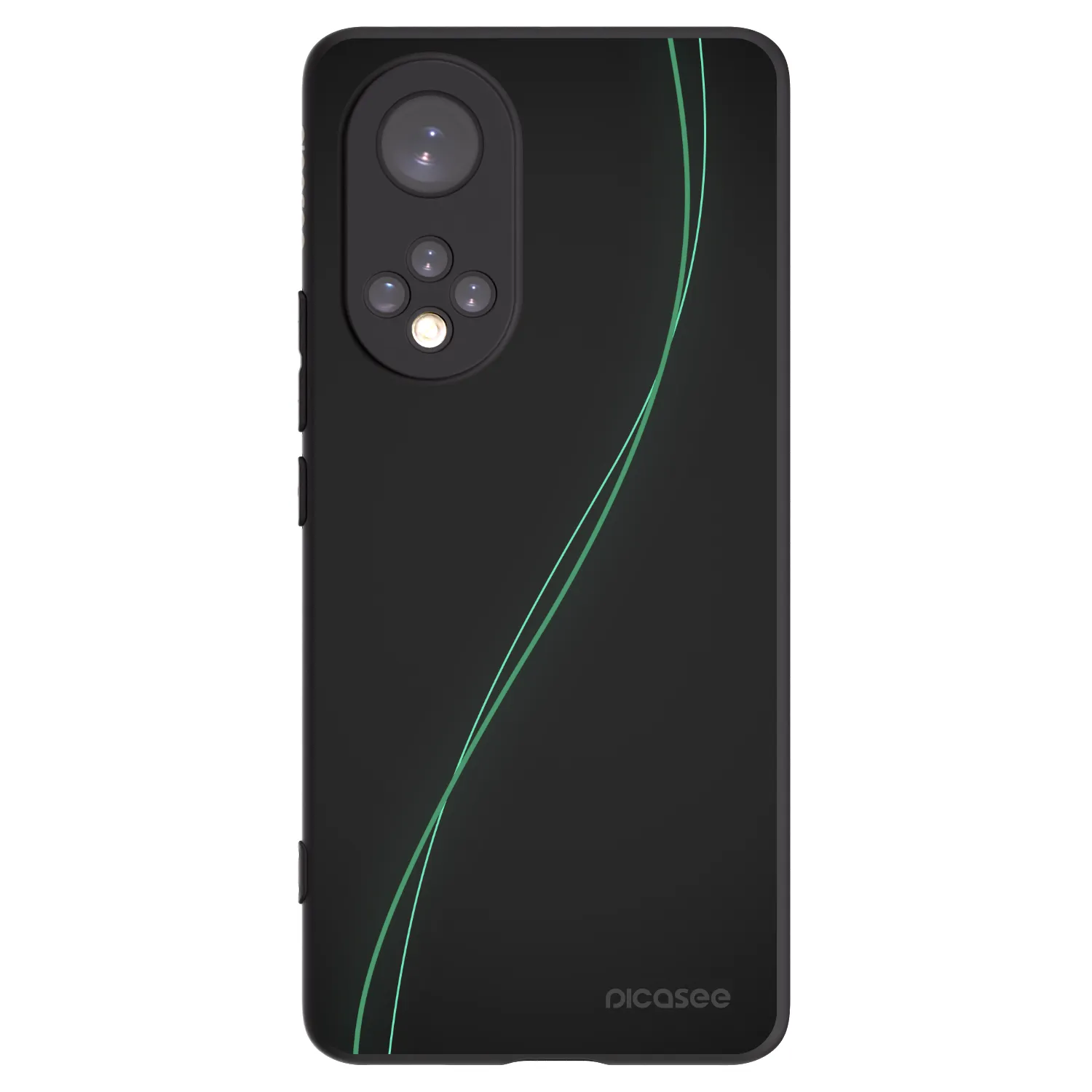 Picasee fekete szilikon tok az alábbi mobiltelefonokra Huawei Nova 9 - Be Different