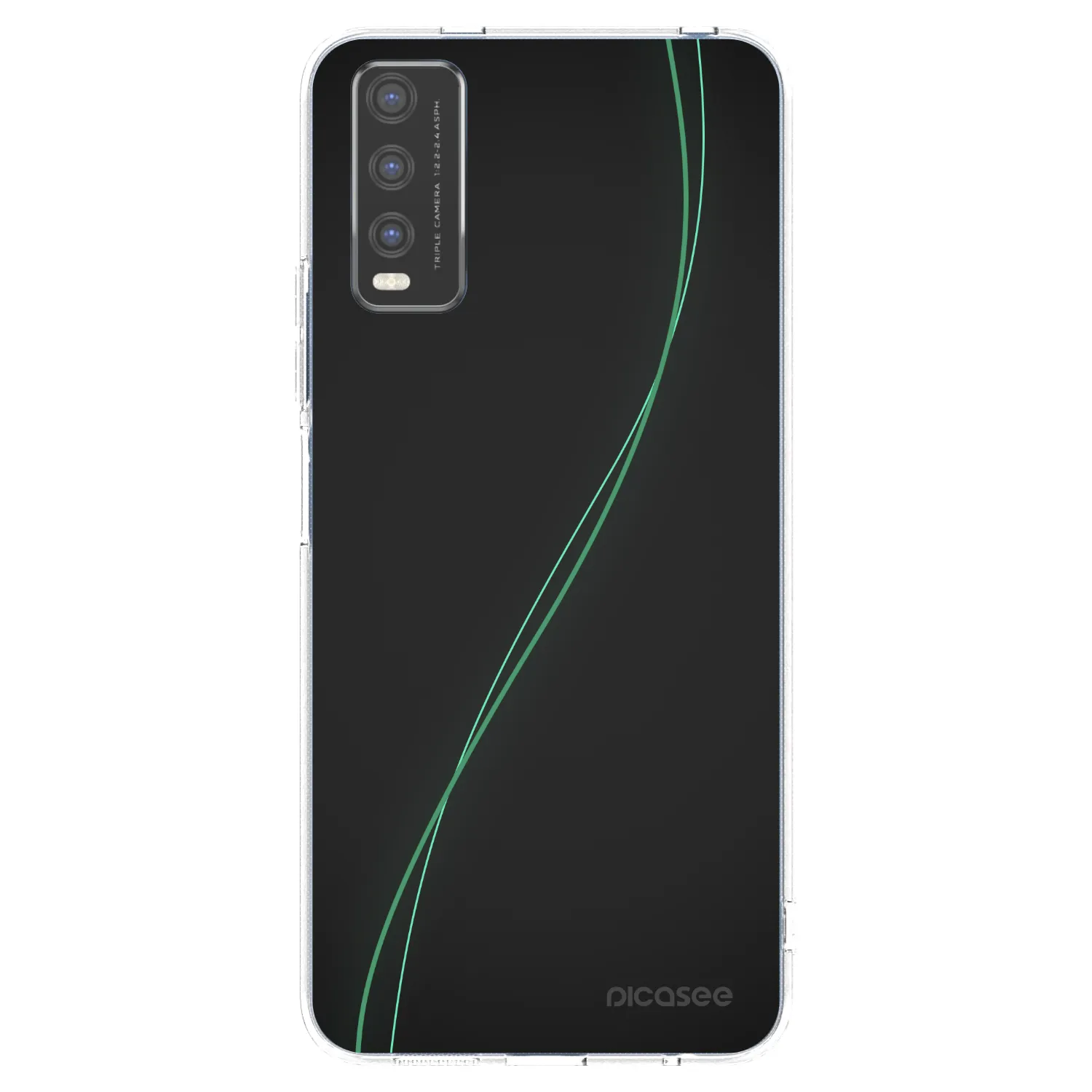 Picasee átlátszó szilikon tok az alábbi mobiltelefonokra Vivo Y20s - Be Different
