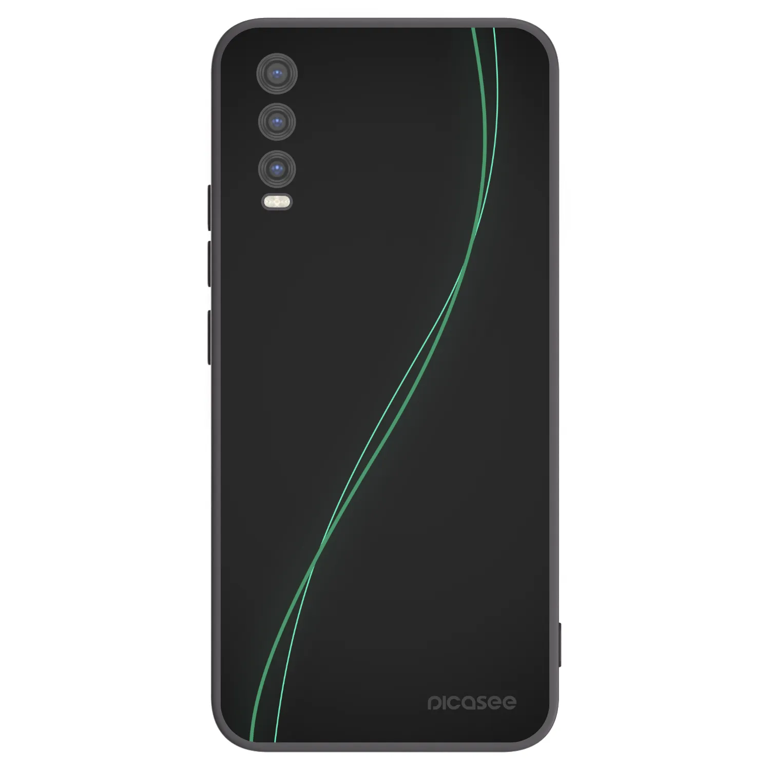 Picasee fekete szilikon tok az alábbi mobiltelefonokra Vivo Y20s - Be Different
