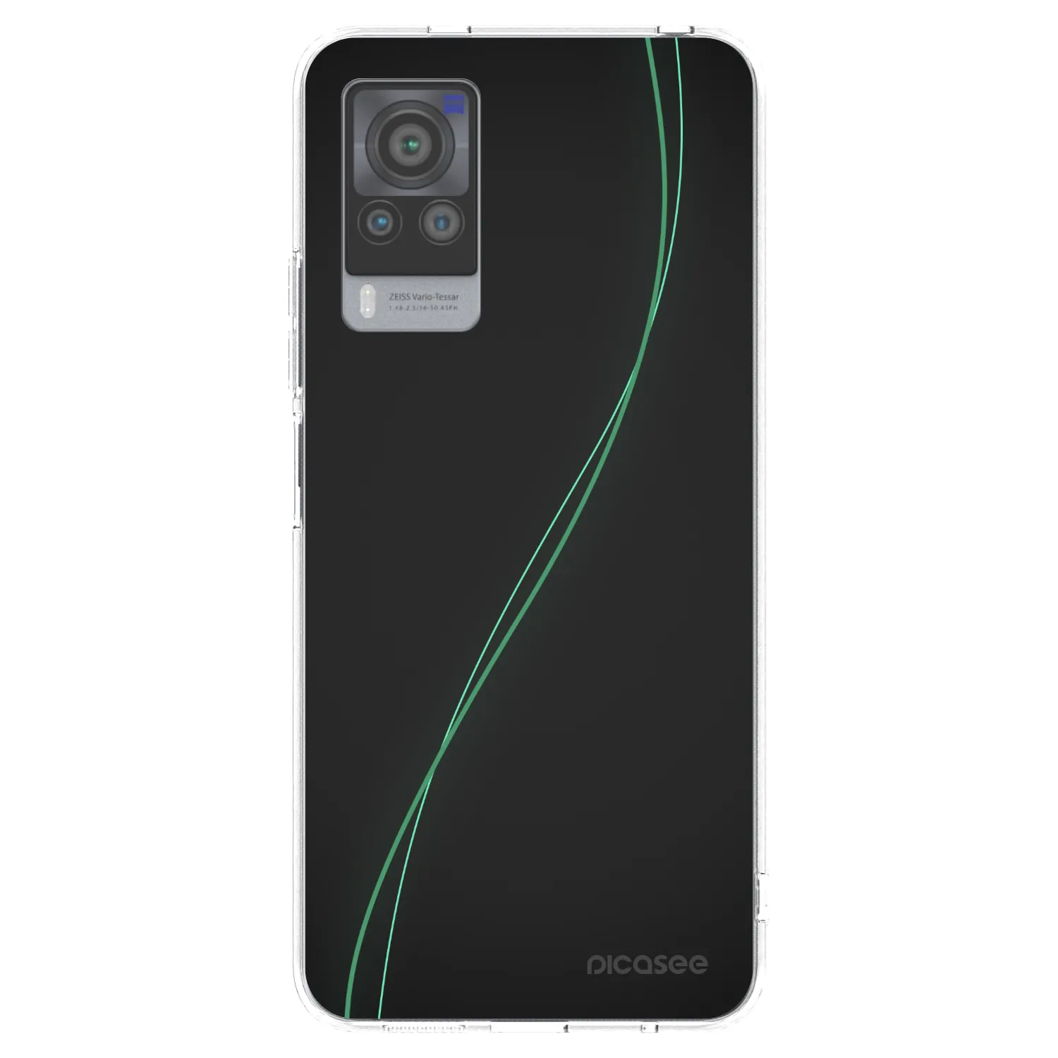 Picasee átlátszó szilikon tok az alábbi mobiltelefonokra Vivo X60 Pro 5G - Be Different