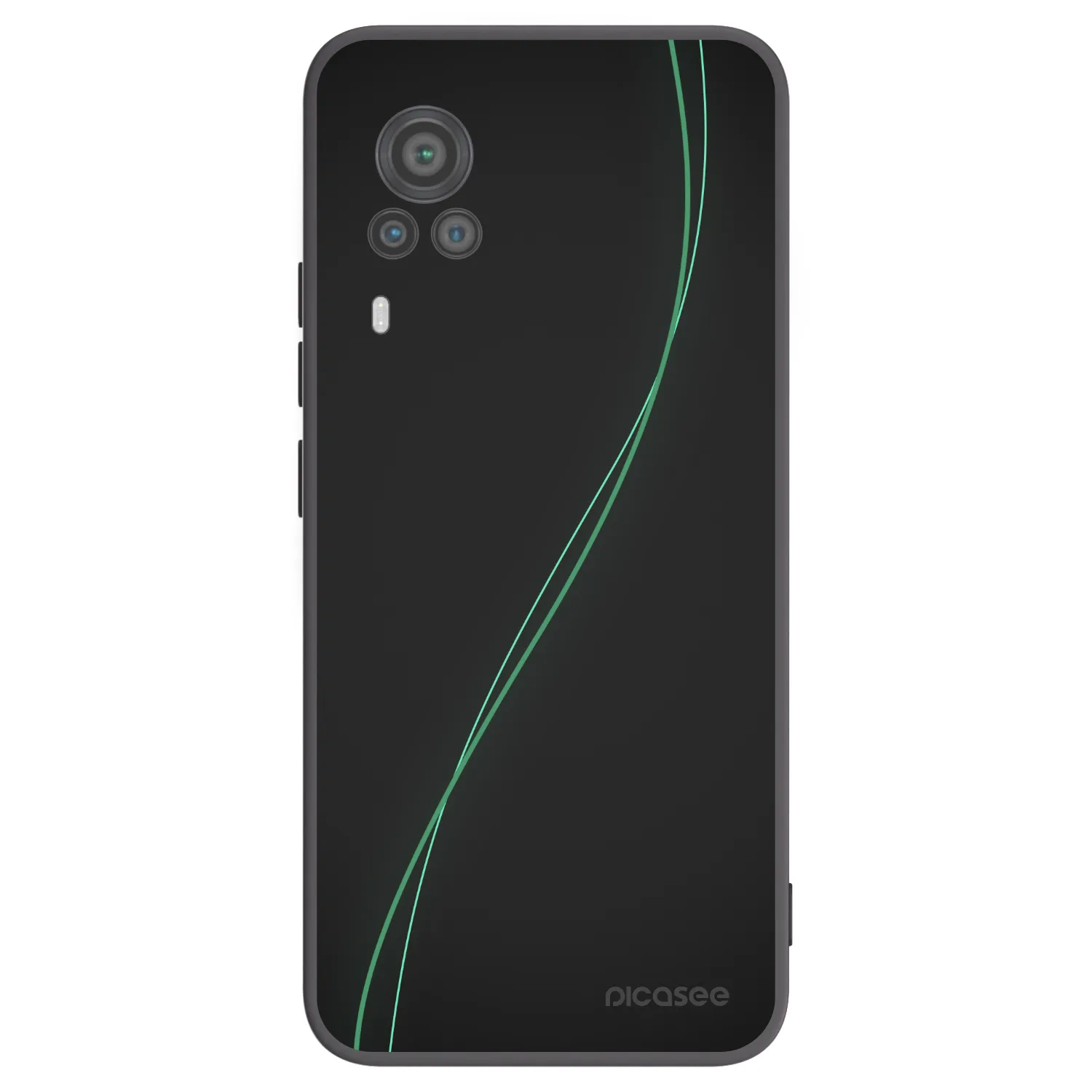 Picasee fekete szilikon tok az alábbi mobiltelefonokra Vivo X60 Pro 5G - Be Different