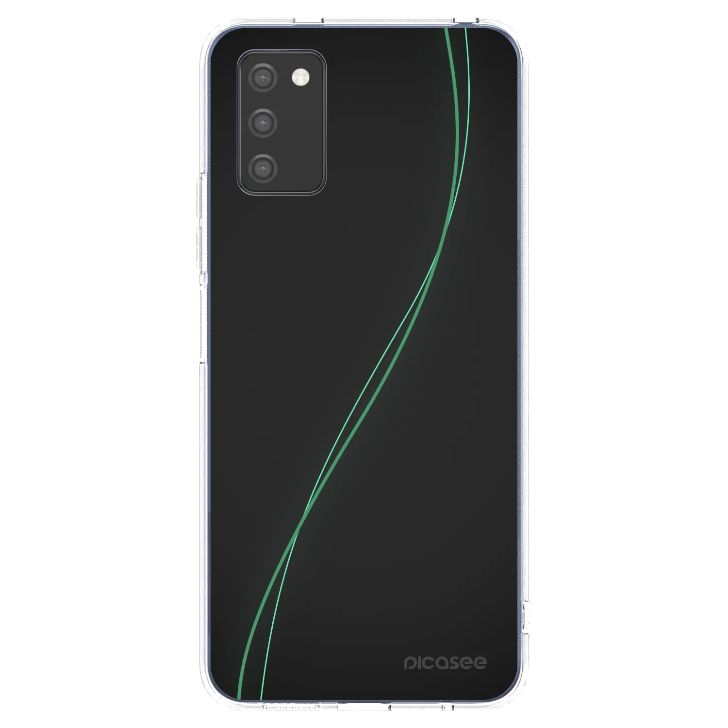 Picasee átlátszó szilikon tok az alábbi mobiltelefonokra Samsung Galaxy A03s A037G - Be Different
