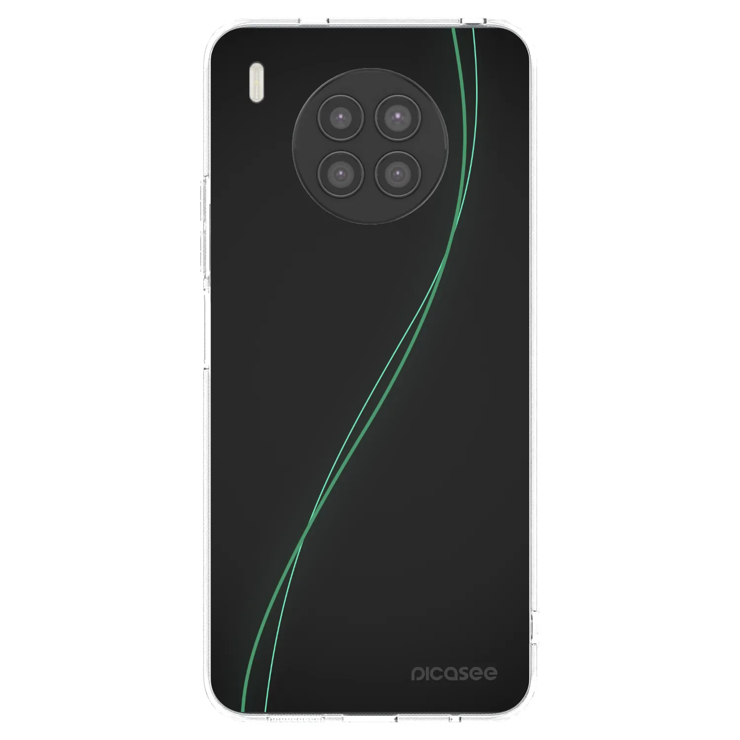 Picasee átlátszó szilikon tok az alábbi mobiltelefonokra Huawei Nova 8i - Be Different