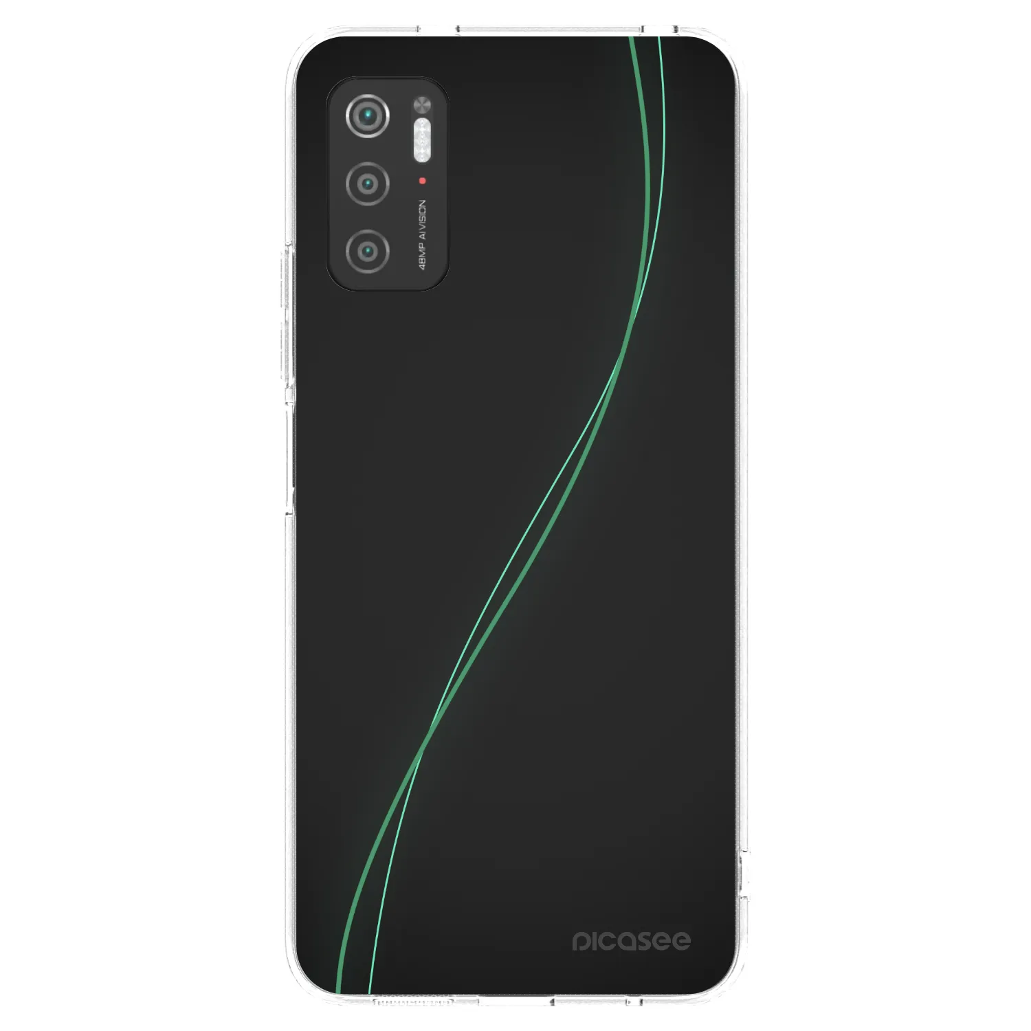 Picasee átlátszó szilikon tok az alábbi mobiltelefonokra Xiaomi Poco M3 Pro 5G - Be Different