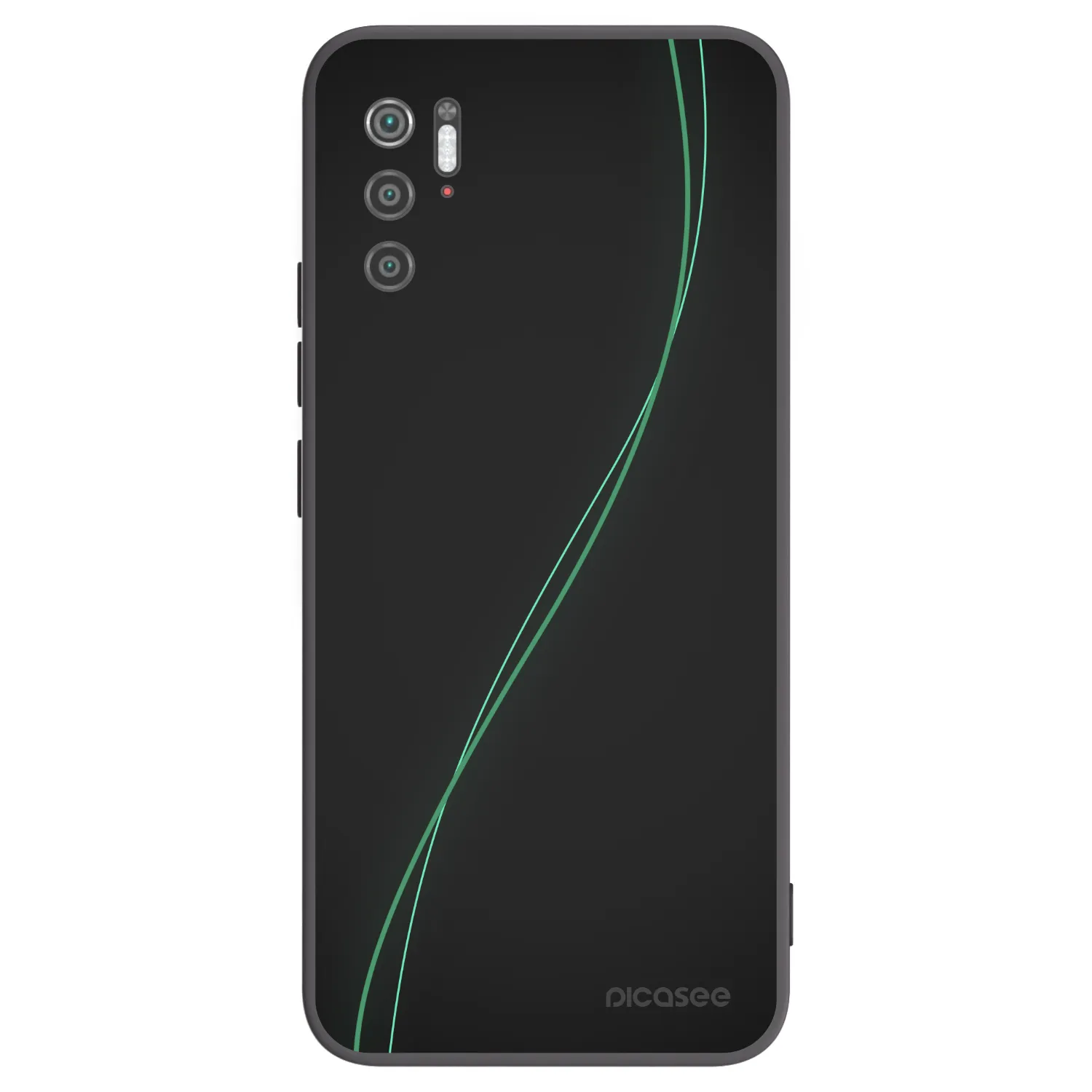 Picasee fekete szilikon tok az alábbi mobiltelefonokra Xiaomi Poco M3 Pro 5G - Be Different