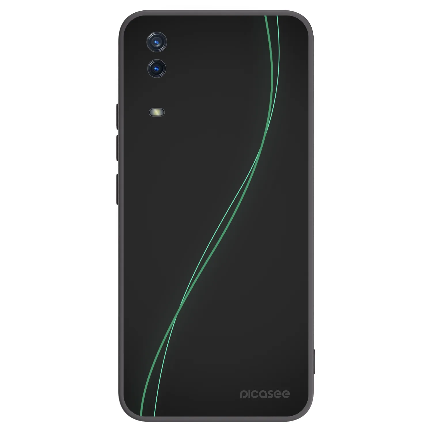 Picasee fekete szilikon tok az alábbi mobiltelefonokra Vivo Y11s - Be Different