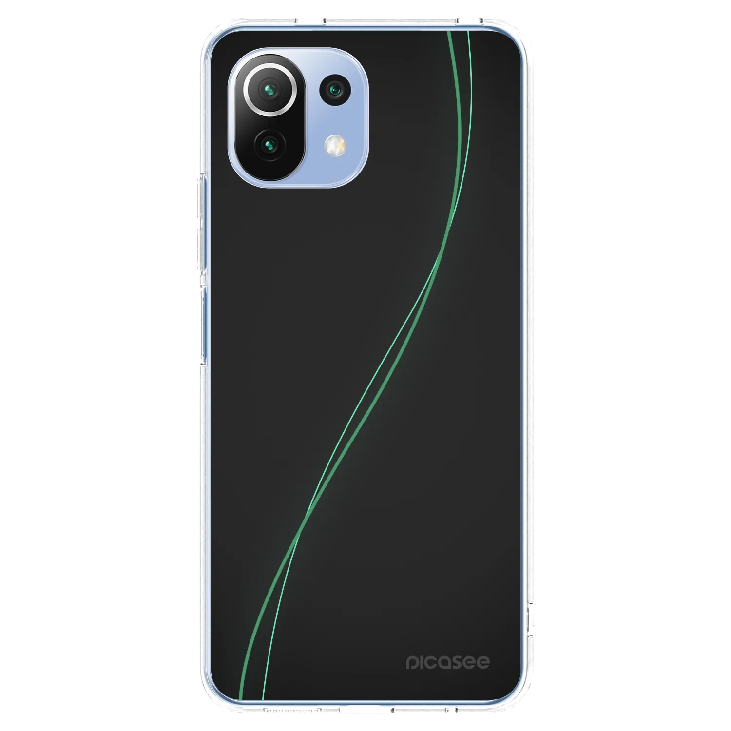 Picasee átlátszó szilikon tok az alábbi mobiltelefonokra Xiaomi 11 Lite 5G NE - Be Different