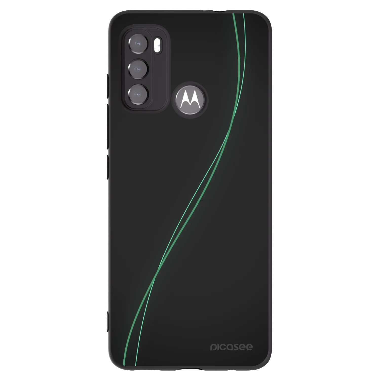 Picasee fekete szilikon tok az alábbi mobiltelefonokra Motorola Moto G60 - Be Different