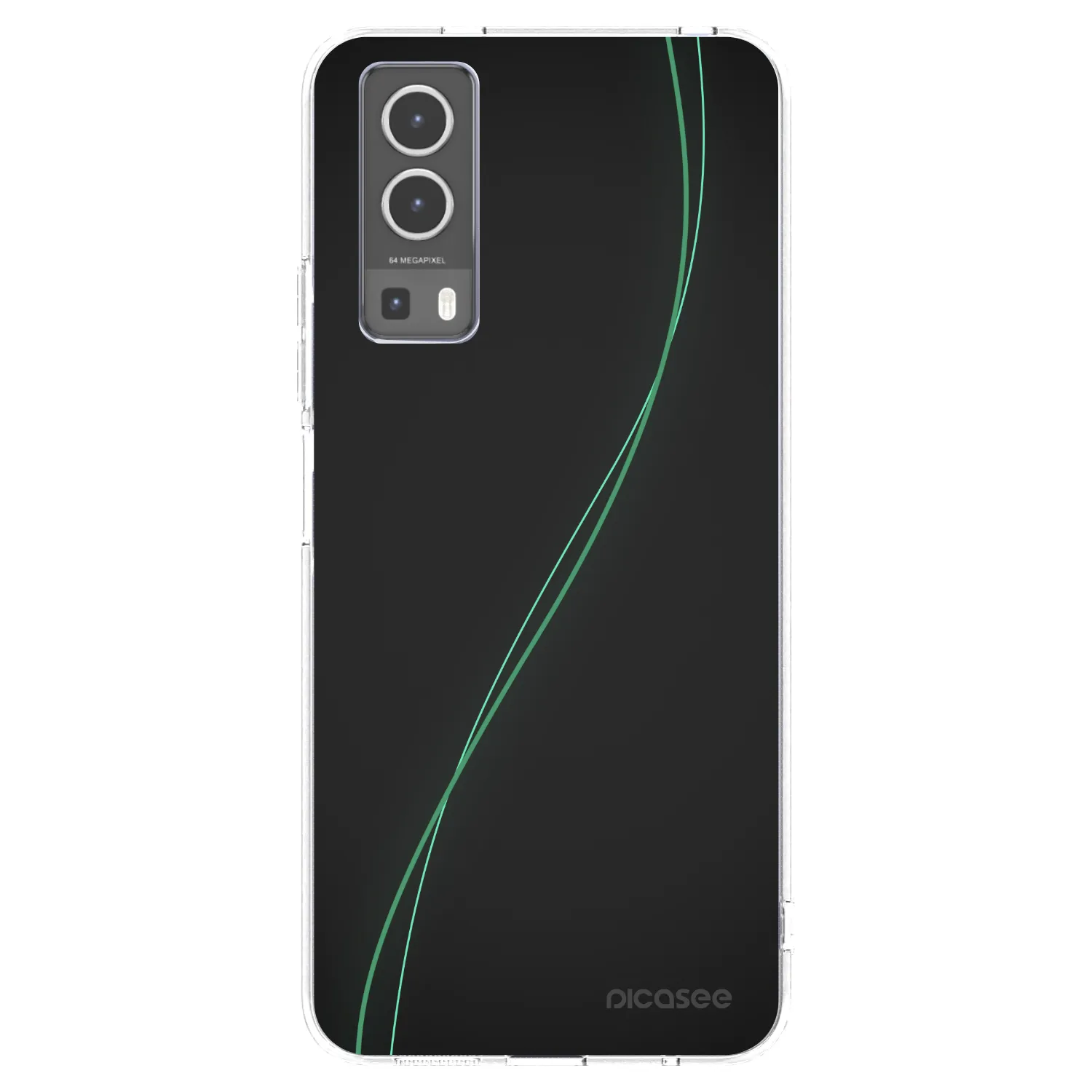 Picasee átlátszó szilikon tok az alábbi mobiltelefonokra Vivo Y72 5G - Be Different