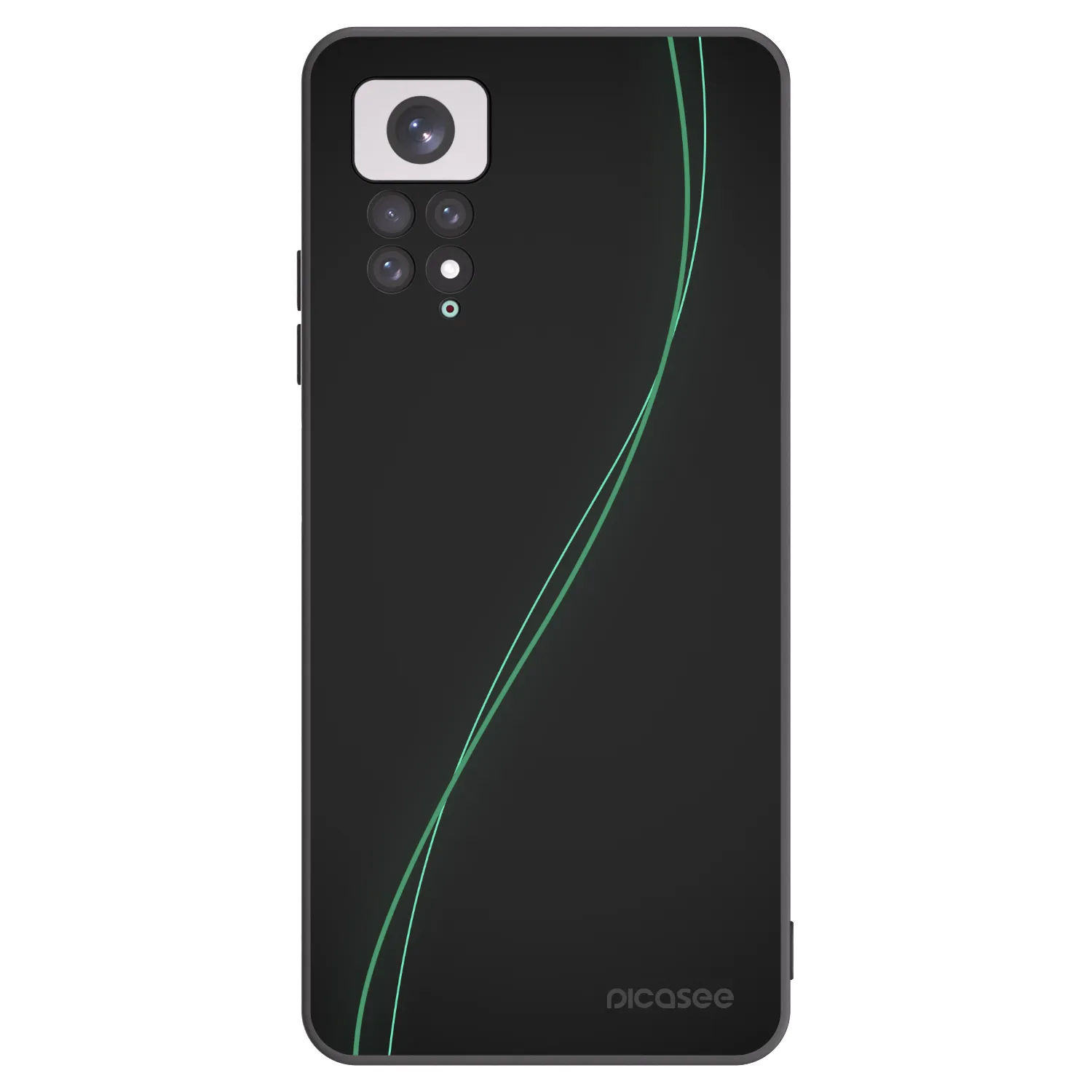 Picasee fekete szilikon tok az alábbi mobiltelefonokra Xiaomi Redmi Note 11 - Be Different