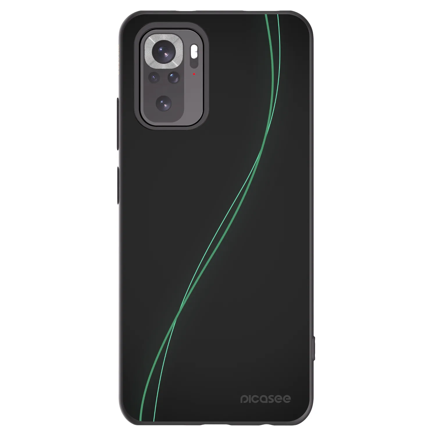 Picasee fekete szilikon tok az alábbi mobiltelefonokra Xiaomi Redmi Note 11S 4G - Be Different