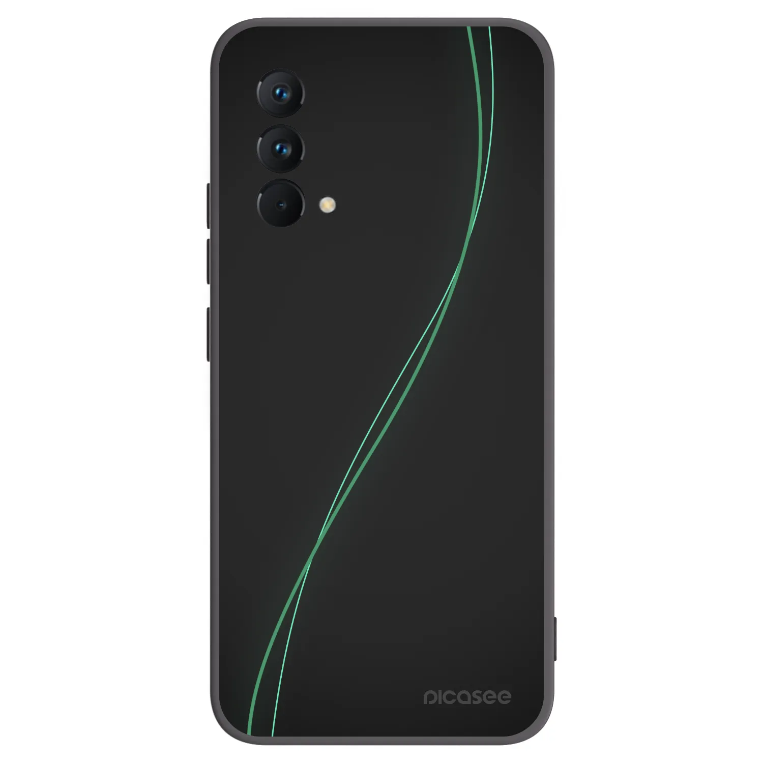 Picasee fekete szilikon tok az alábbi mobiltelefonokra Realme GT Master Edition 5G - Be Different