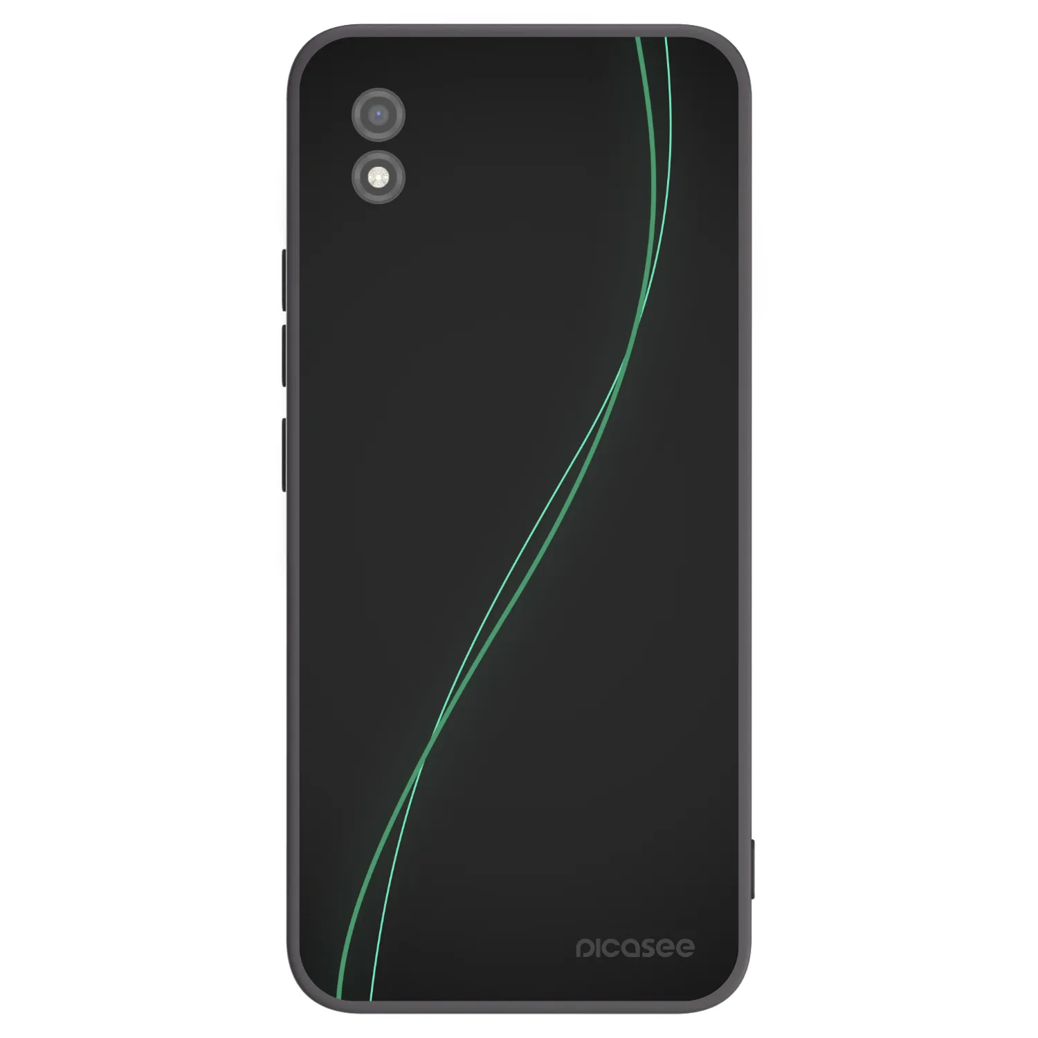 Picasee fekete szilikon tok az alábbi mobiltelefonokra Realme C11 (2021) - Be Different