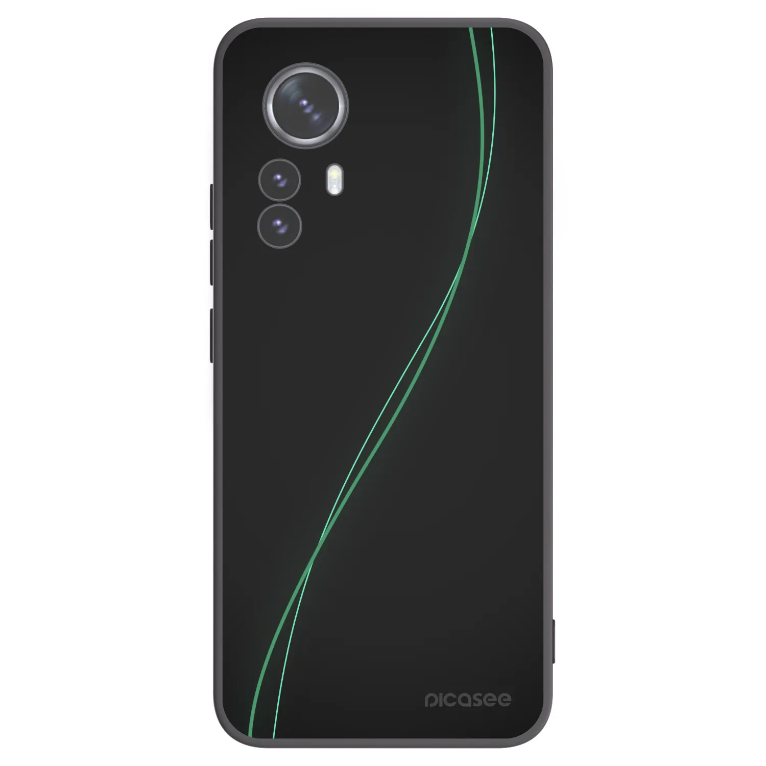 Picasee fekete szilikon tok az alábbi mobiltelefonokra Xiaomi 12 Pro - Be Different