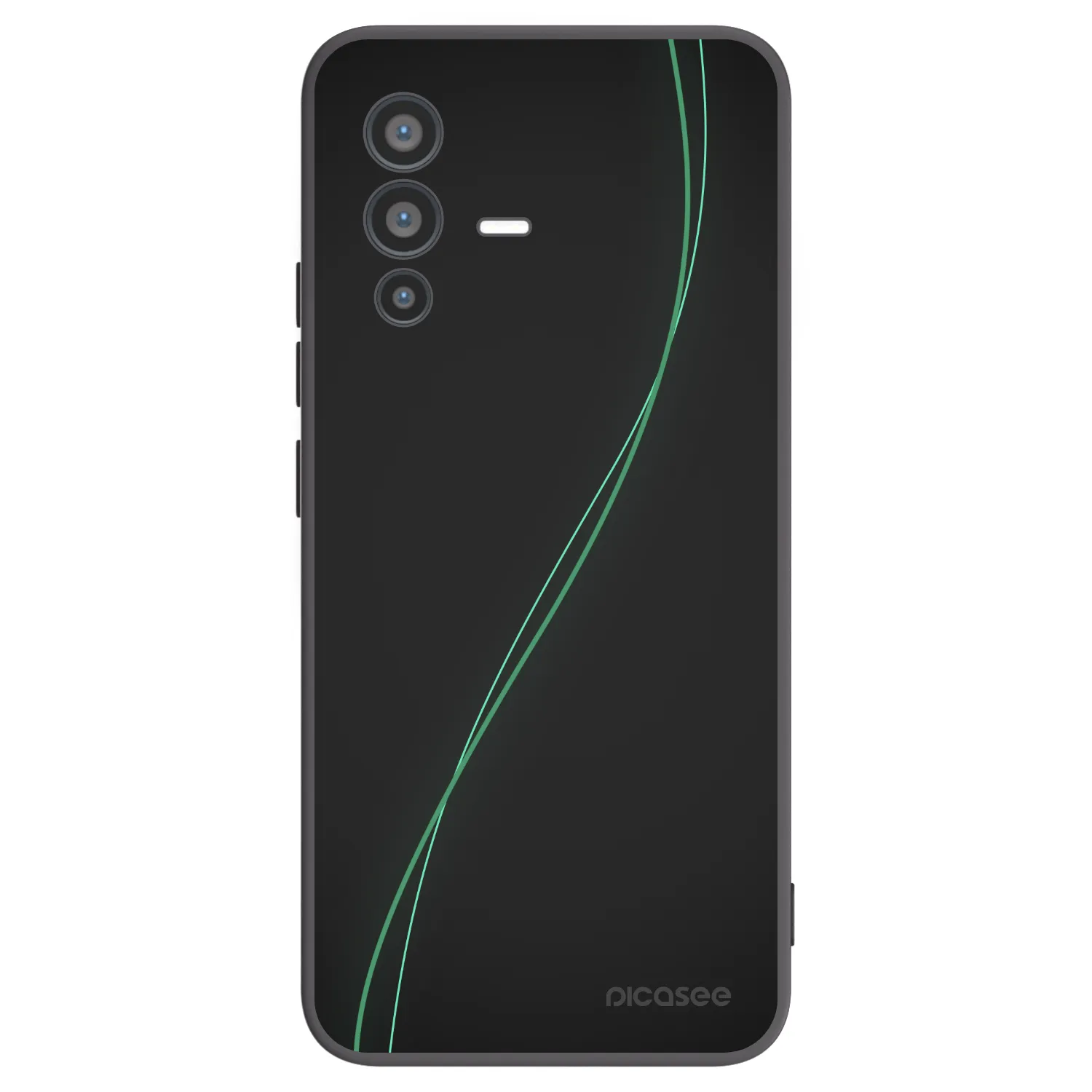 Picasee fekete szilikon tok az alábbi mobiltelefonokra Vivo V23 5G - Be Different