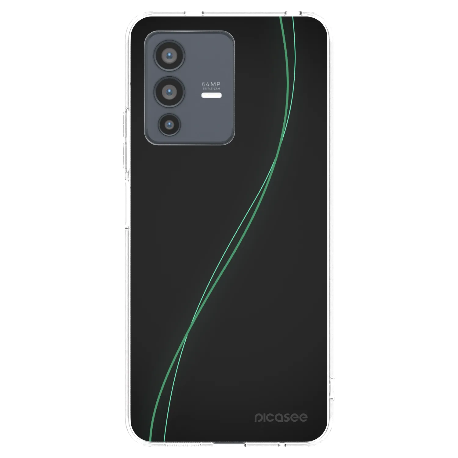 Picasee átlátszó szilikon tok az alábbi mobiltelefonokra Vivo V23 5G - Be Different
