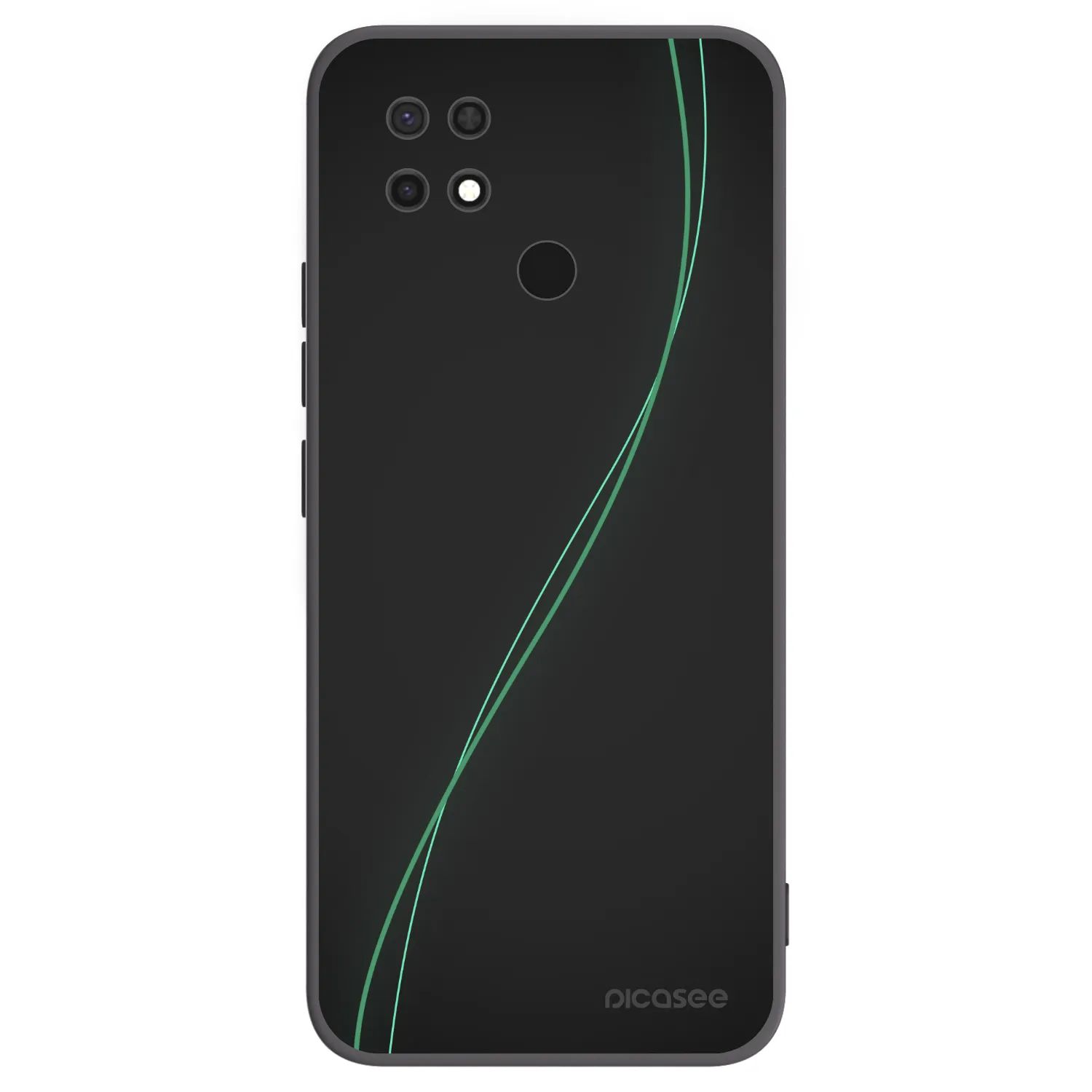 Picasee fekete szilikon tok az alábbi mobiltelefonokra Xiaomi Redmi 10C - Be Different
