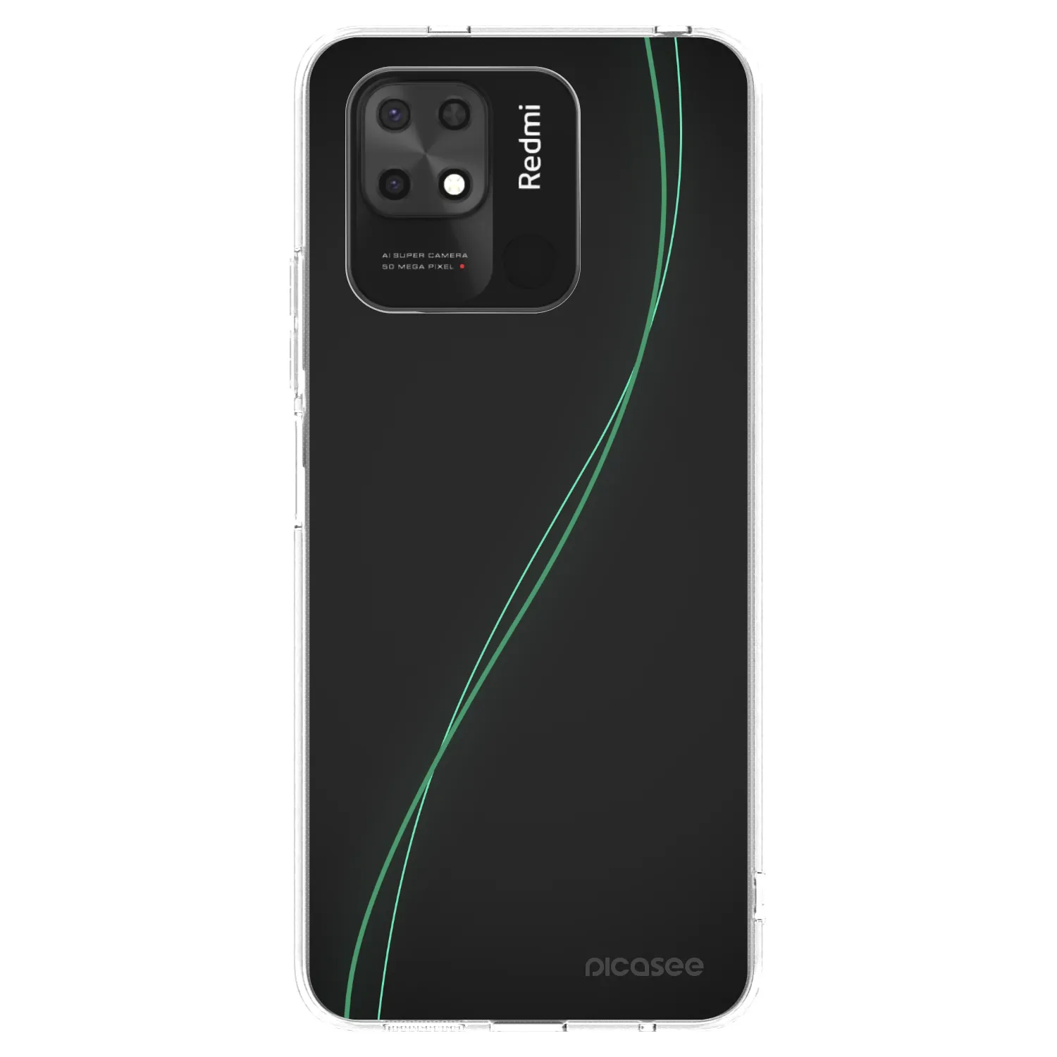 Picasee átlátszó szilikon tok az alábbi mobiltelefonokra Xiaomi Redmi 10C - Be Different