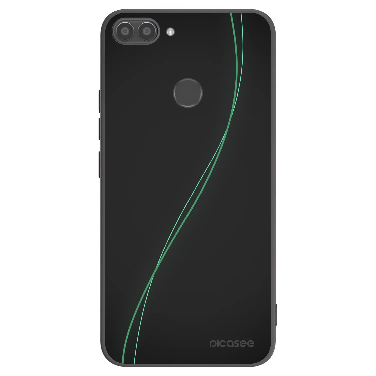 Picasee fekete szilikon tok az alábbi mobiltelefonokra Huawei P Smart - Be Different