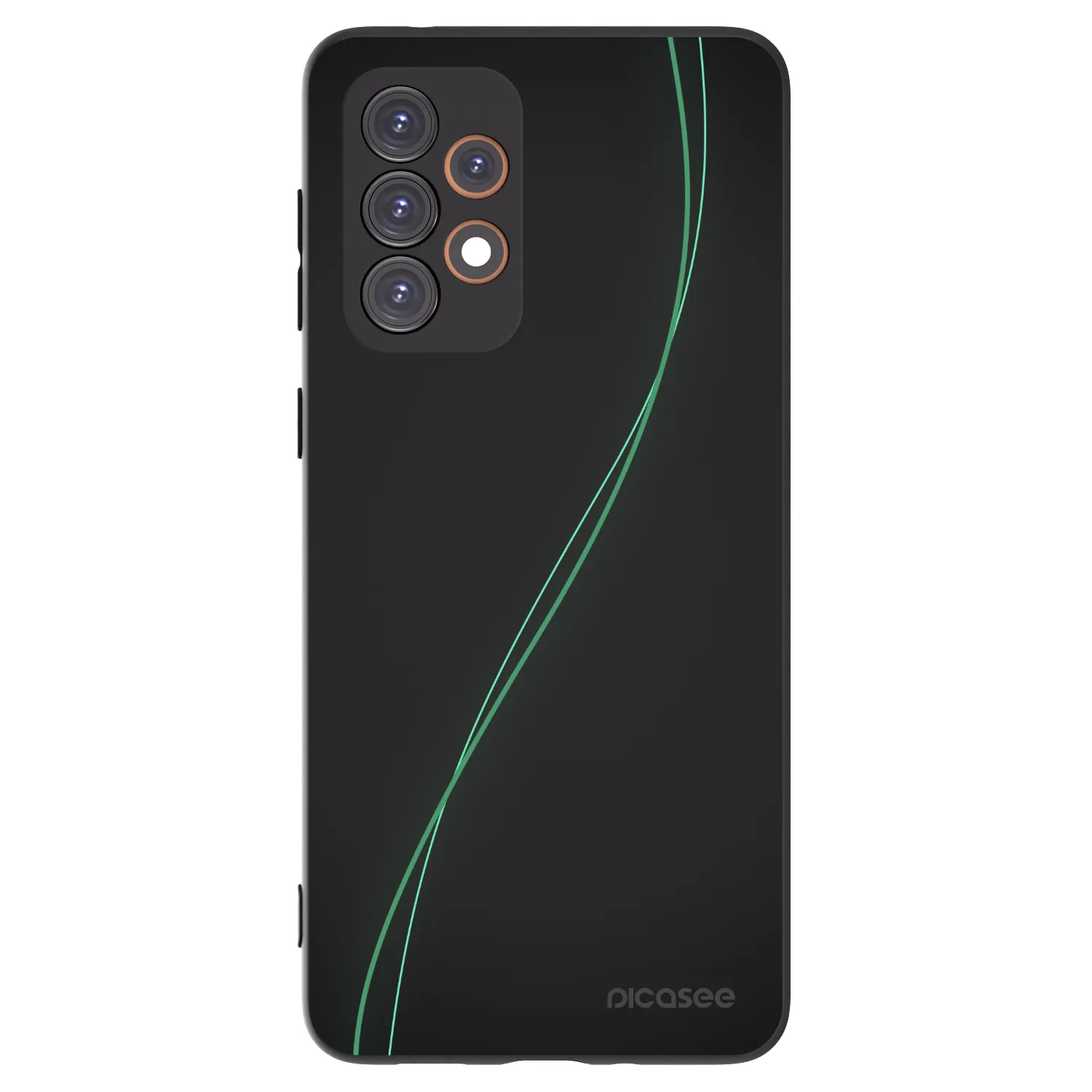 Picasee fekete szilikon tok az alábbi mobiltelefonokra Samsung Galaxy A33 5G A336 - Be Different