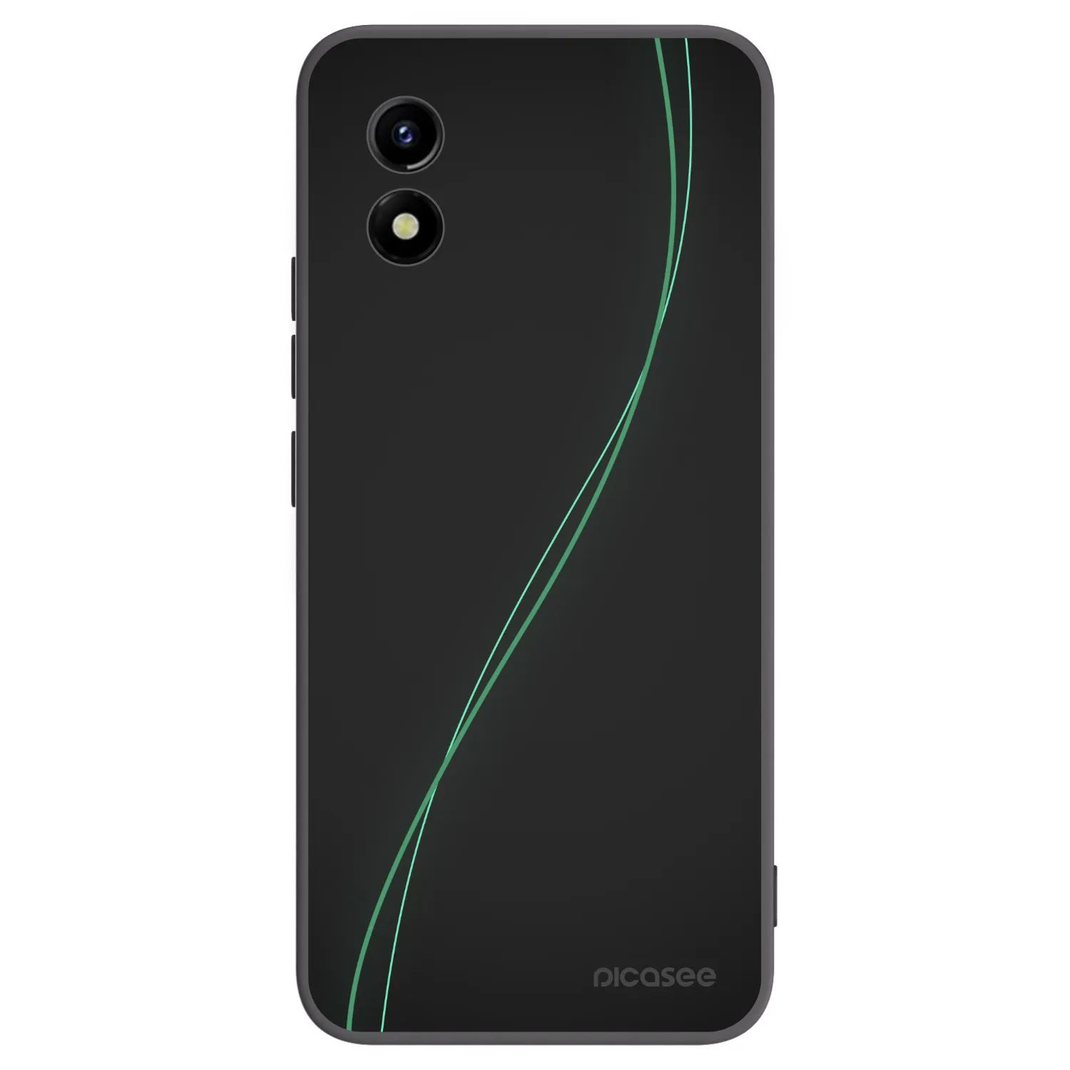 Picasee fekete szilikon tok az alábbi mobiltelefonokra Vivo Y01 - Be Different