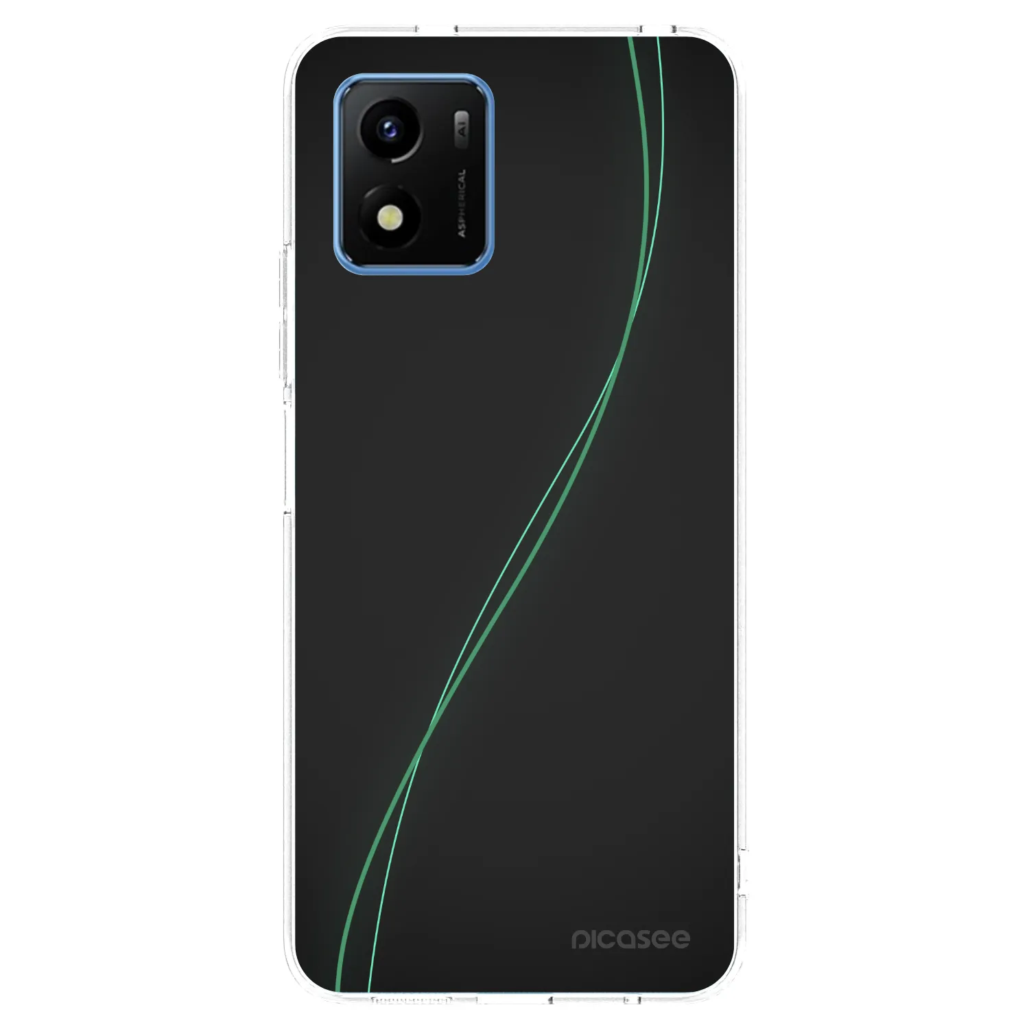 Picasee átlátszó szilikon tok az alábbi mobiltelefonokra Vivo Y01 - Be Different