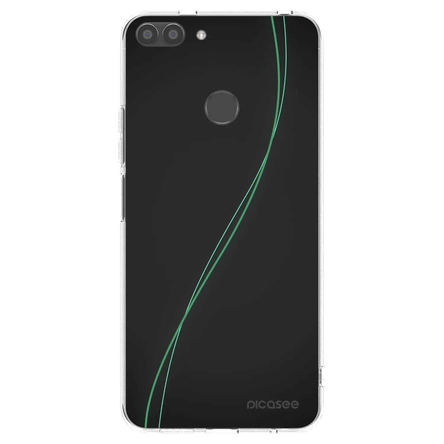 Picasee átlátszó szilikon tok az alábbi mobiltelefonokra Huawei P Smart - Be Different