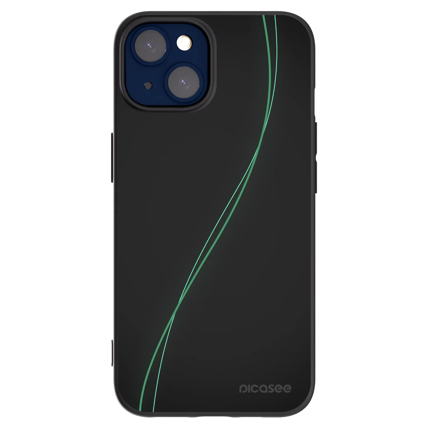 Picasee fekete szilikon tok az alábbi mobiltelefonokra Apple iPhone 14 - Be Different
