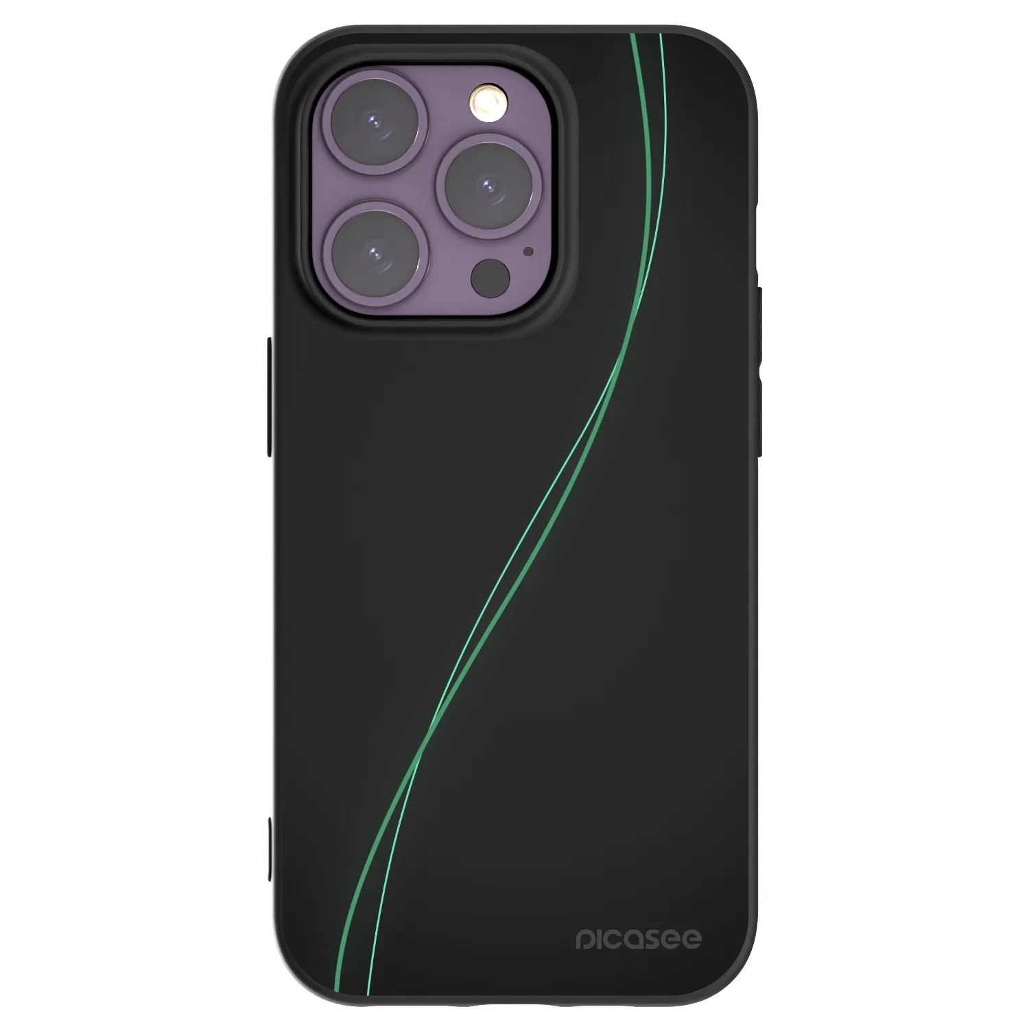 Picasee fekete szilikon tok az alábbi mobiltelefonokra Apple iPhone 14 Pro - Be Different