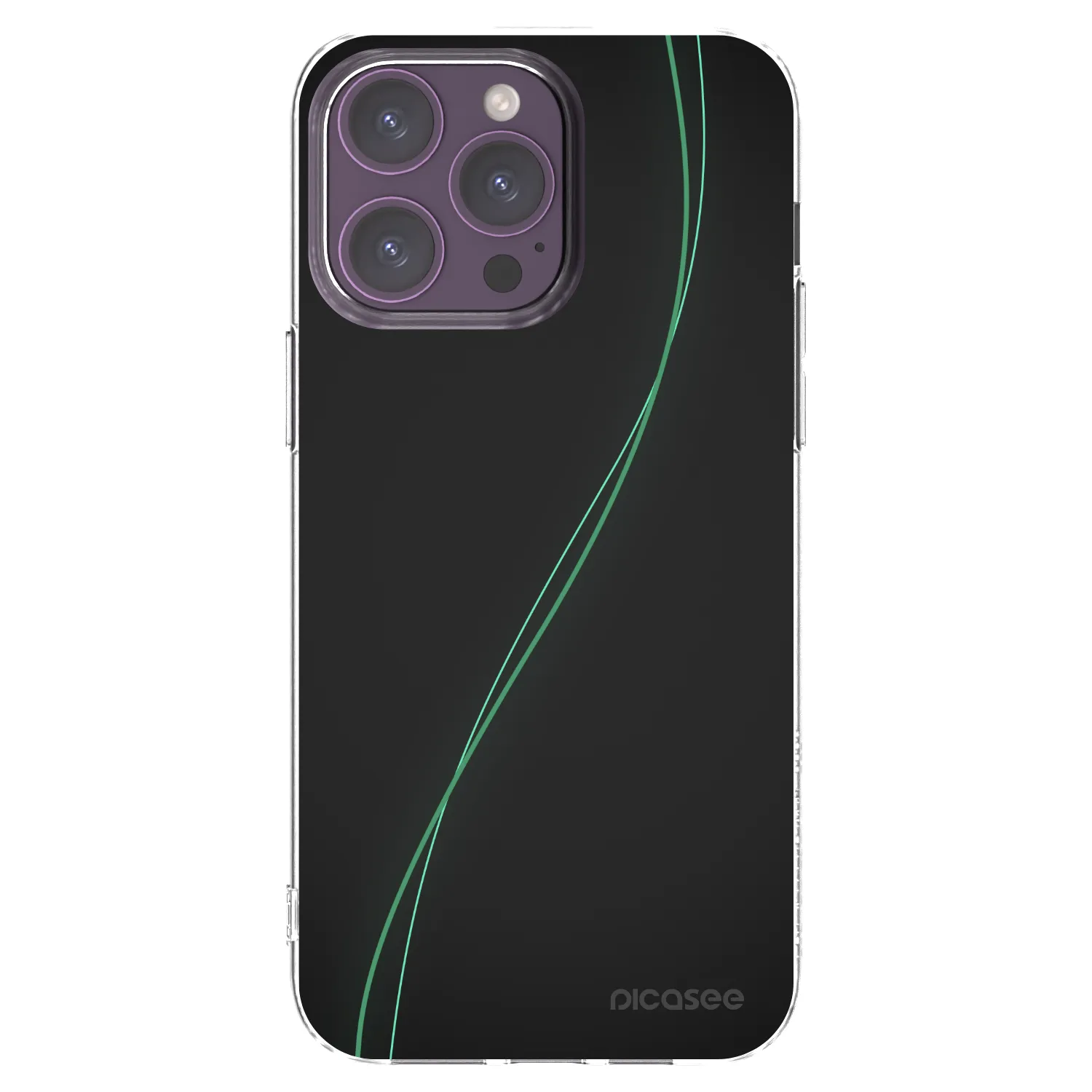 Picasee átlátszó szilikon tok az alábbi mobiltelefonokra Apple iPhone 14 Pro Max - Be Different