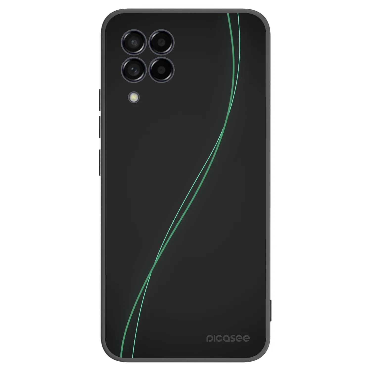 Picasee fekete szilikon tok az alábbi mobiltelefonokra Samsung Galaxy M53 5G - Be Different
